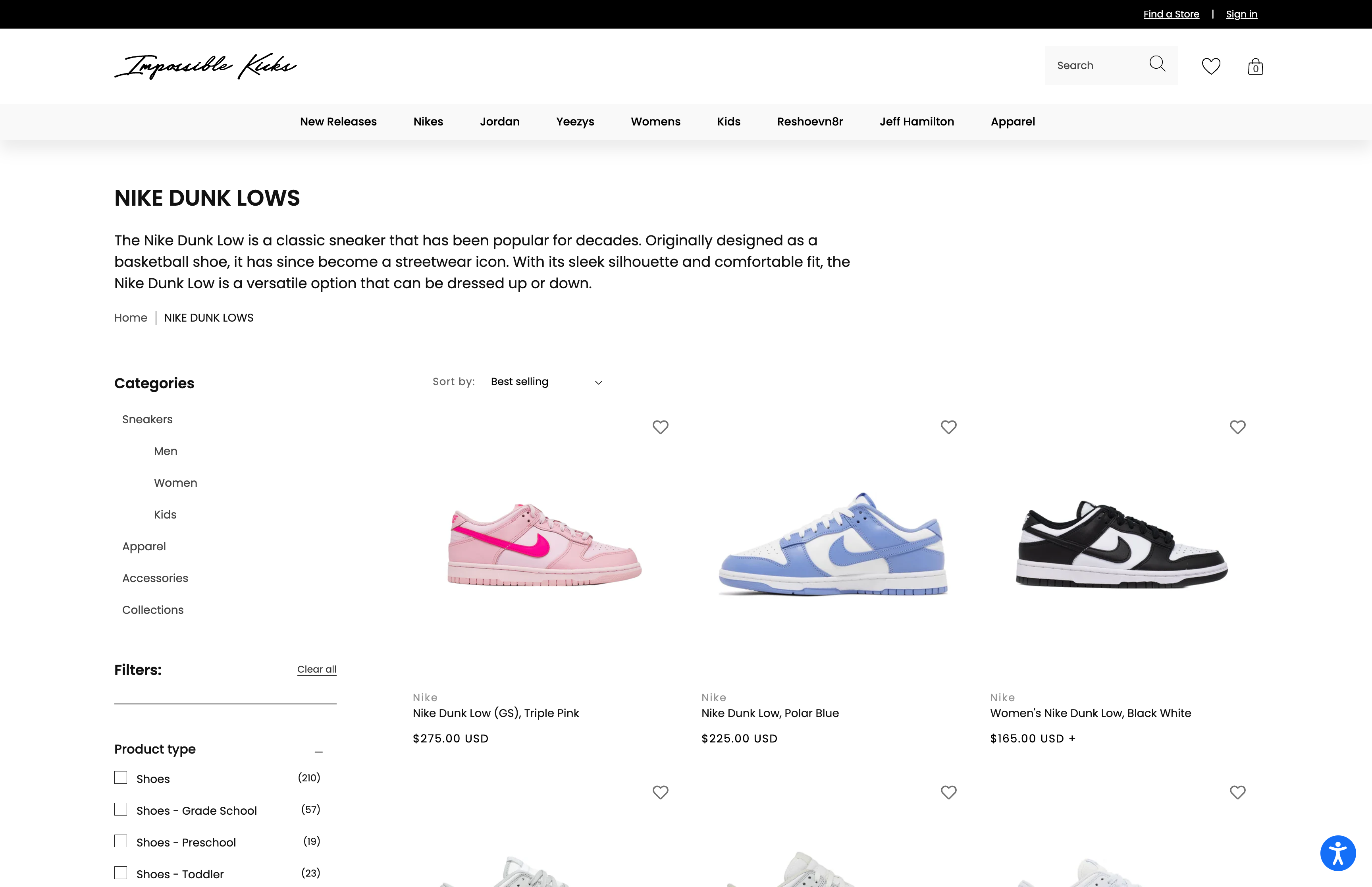 Shopify Streamlined Shopping for Shoes & Apparel screenshot 3