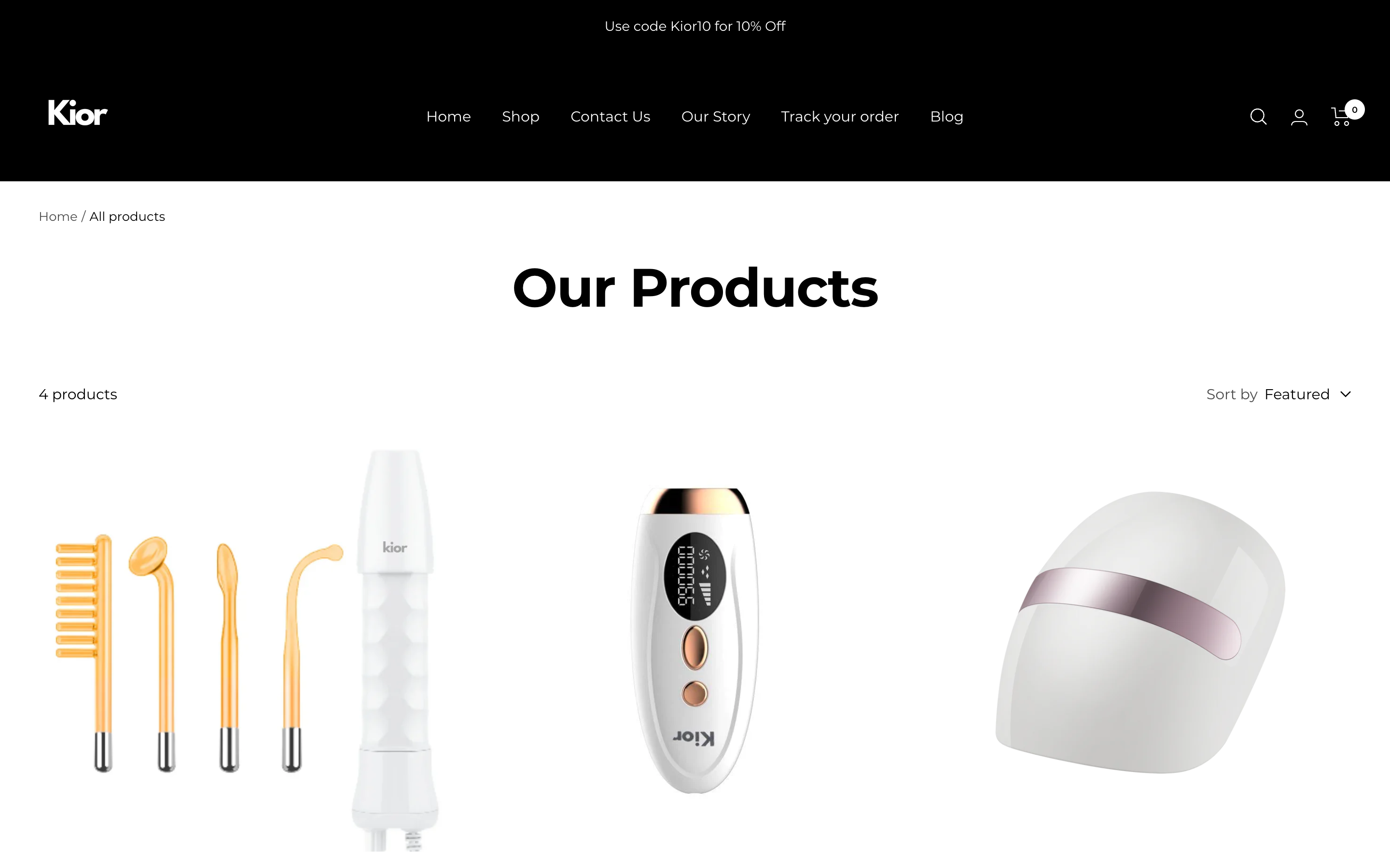 Kior - Sustainable Skincare Solutions screenshot