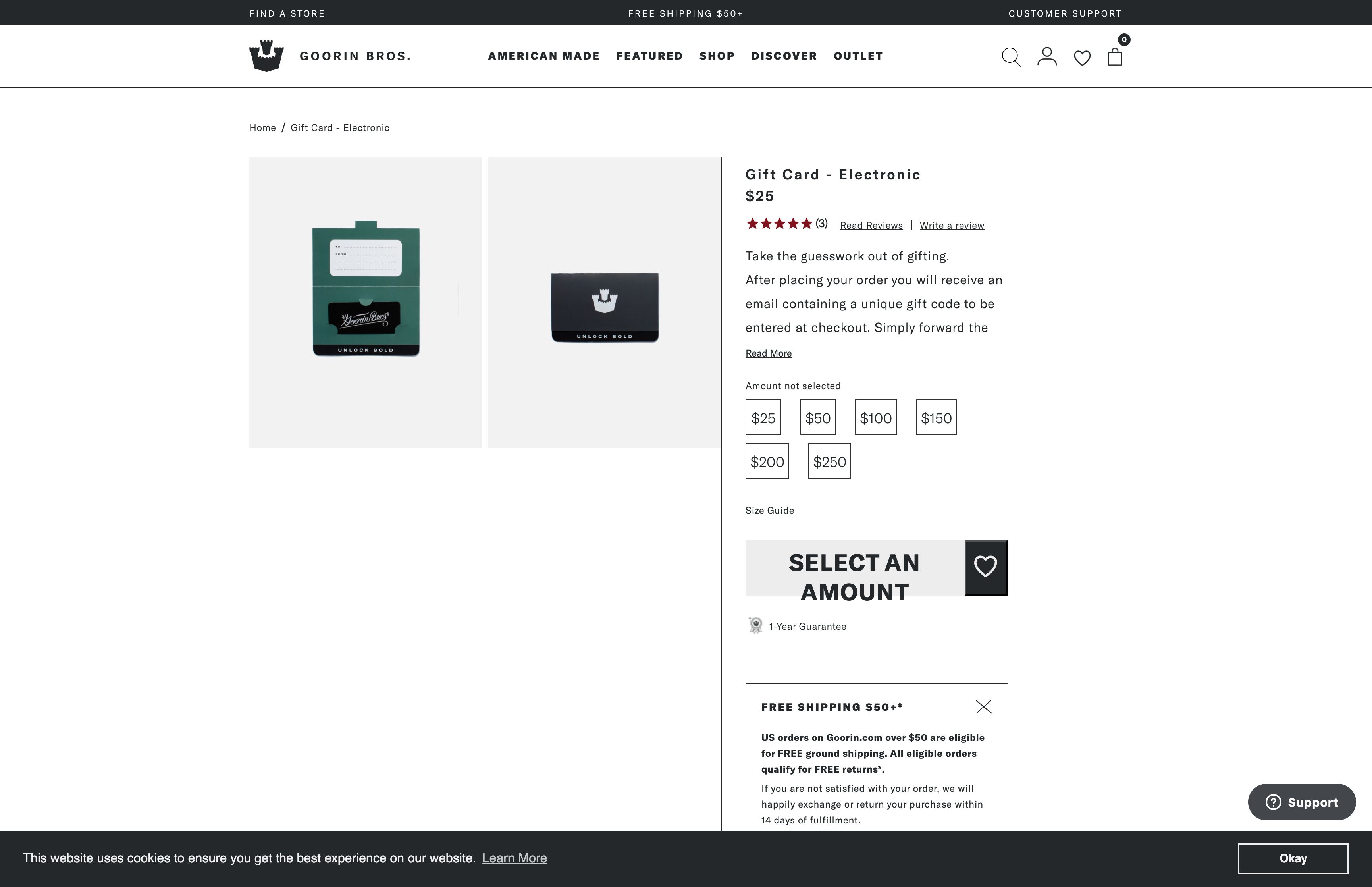 Goorin Bros screenshot 3