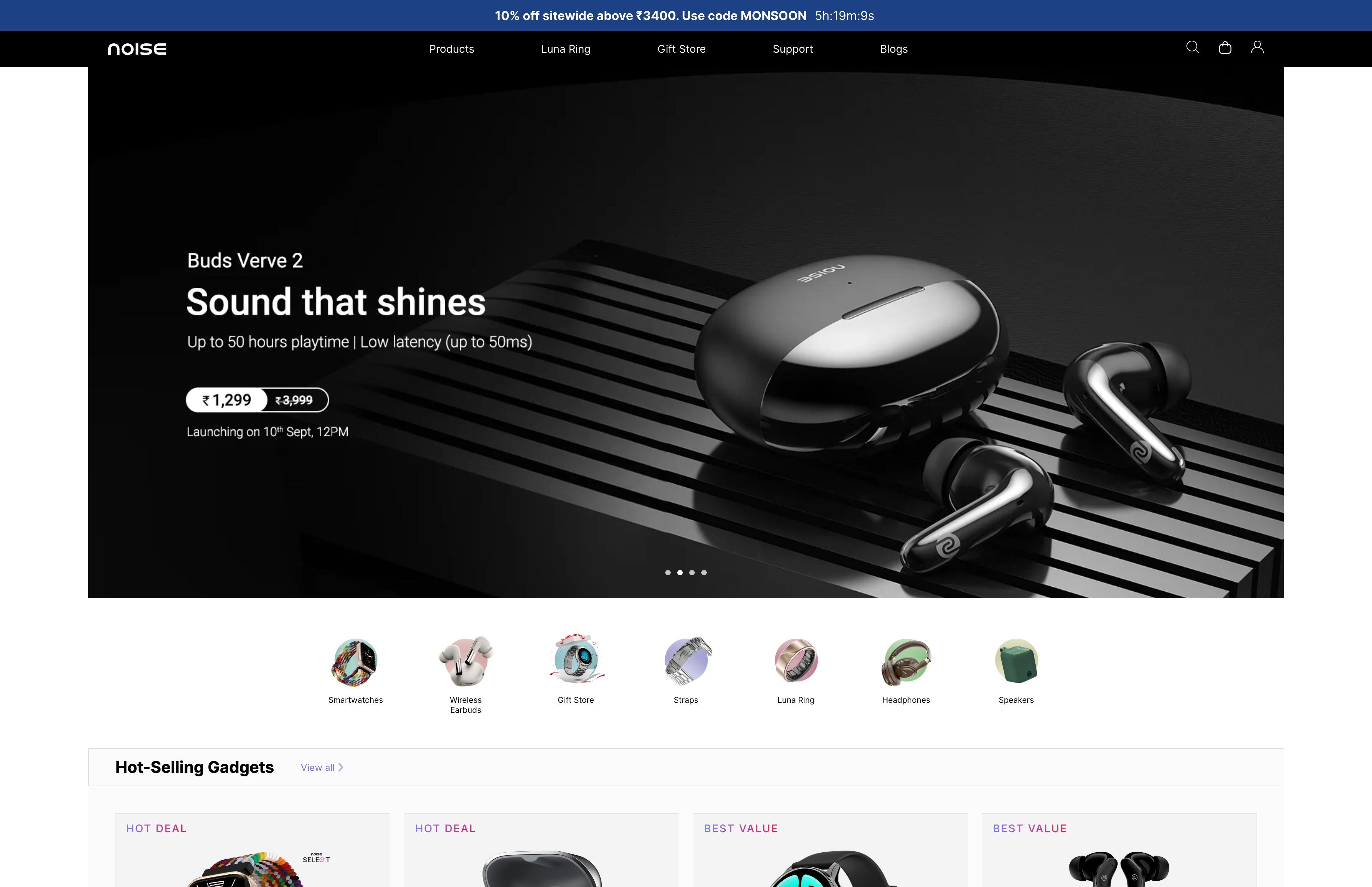 Transforming Go Noise: Revolutionizing E-commerce with Shopify & React screenshot 6