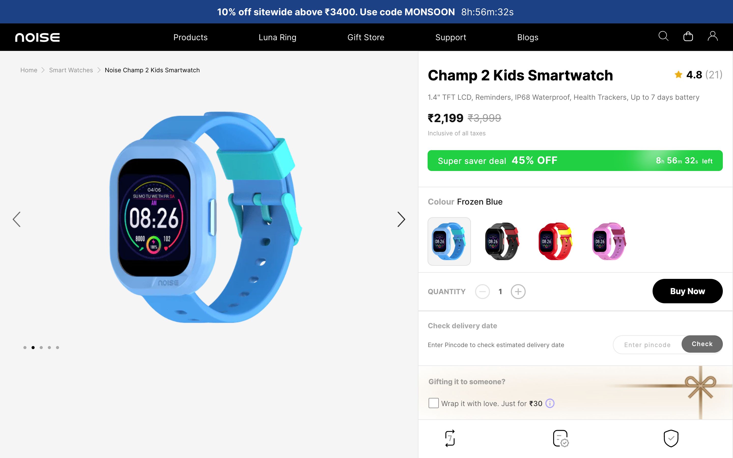Transforming Go Noise: Revolutionizing E-commerce with Shopify & React screenshot 3