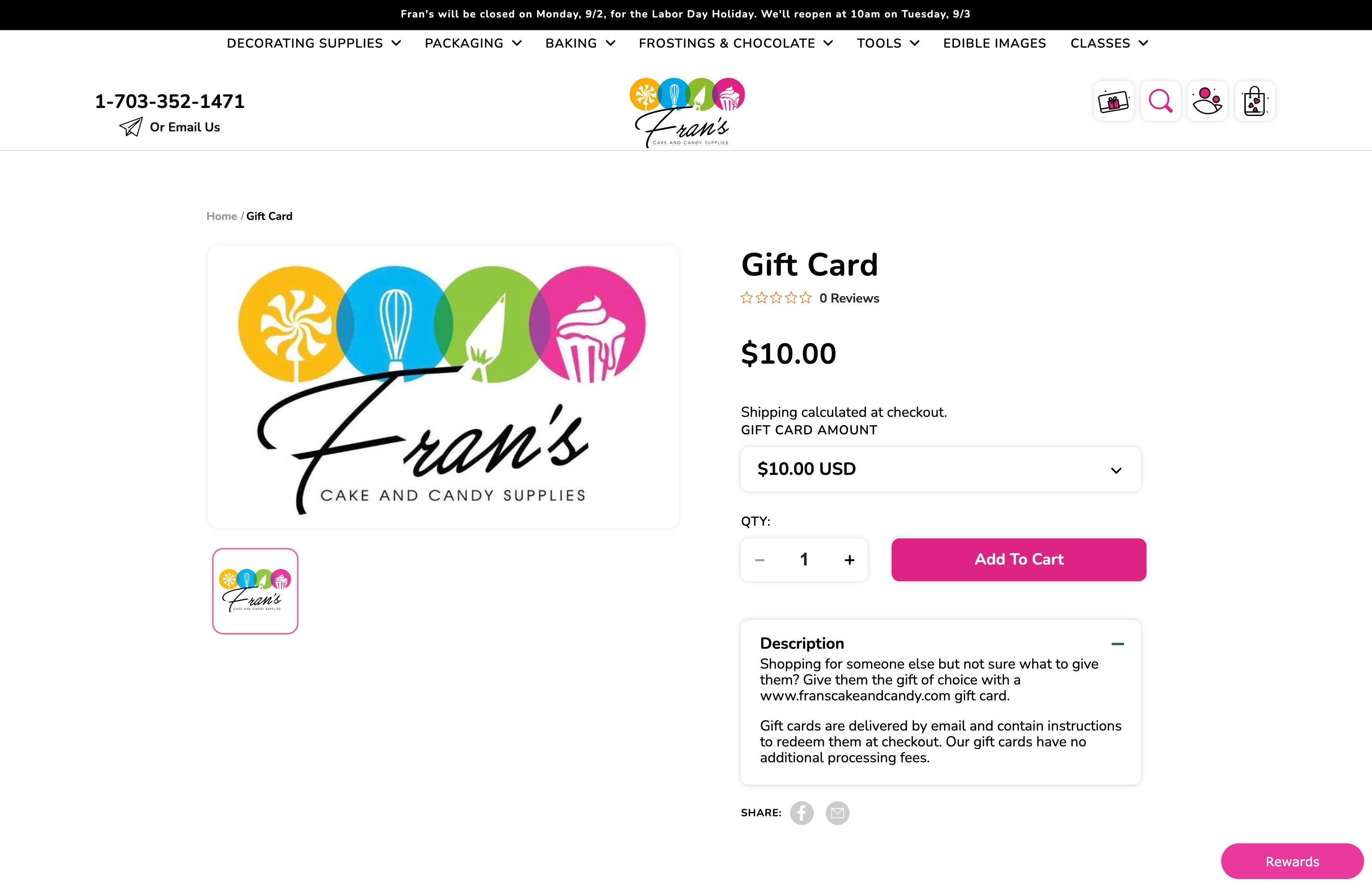 Frans Cake and Candy: Enhanced Shopping Experience screenshot 4