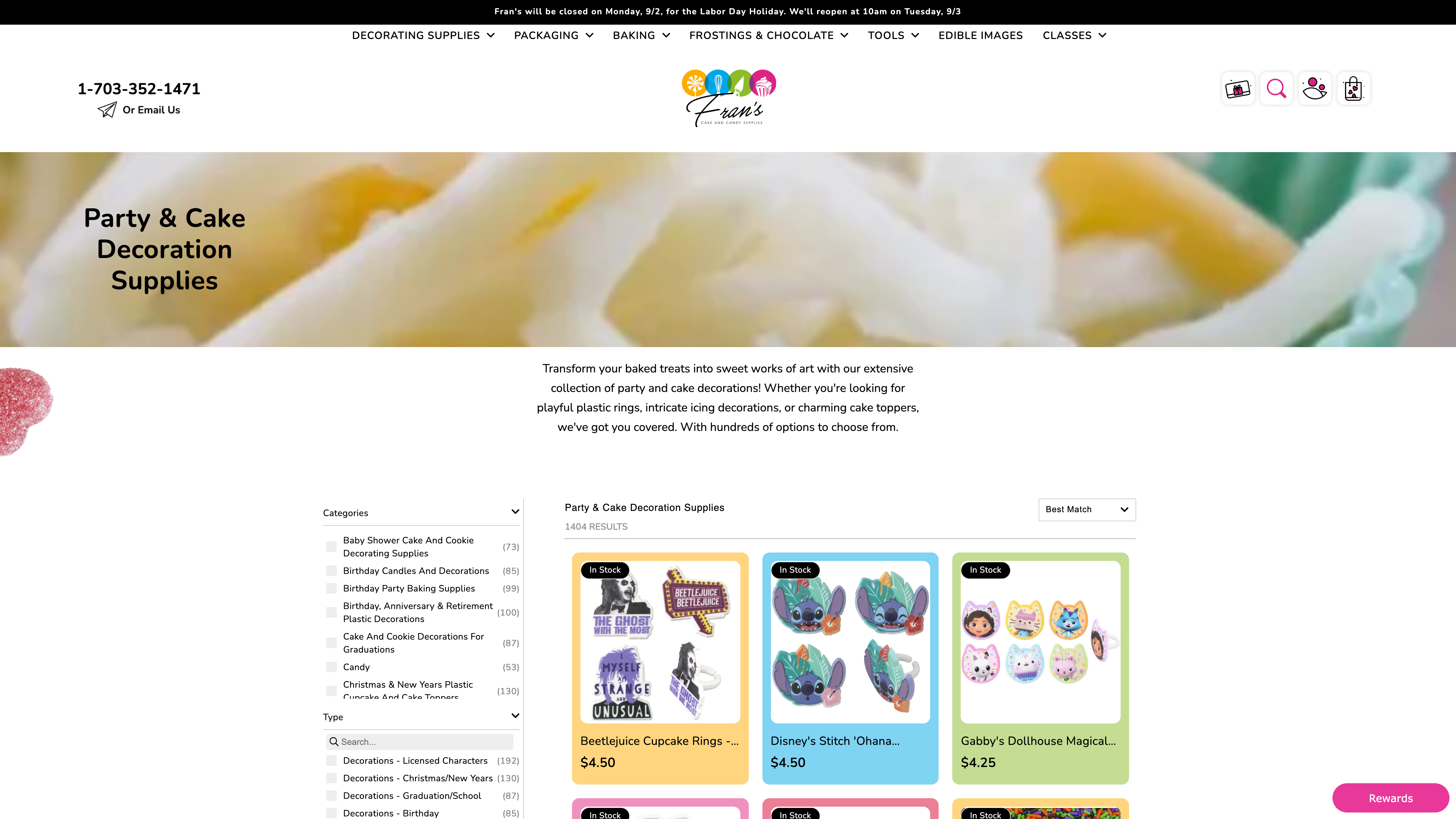 Frans Cake and Candy: Enhanced Shopping Experience screenshot 2