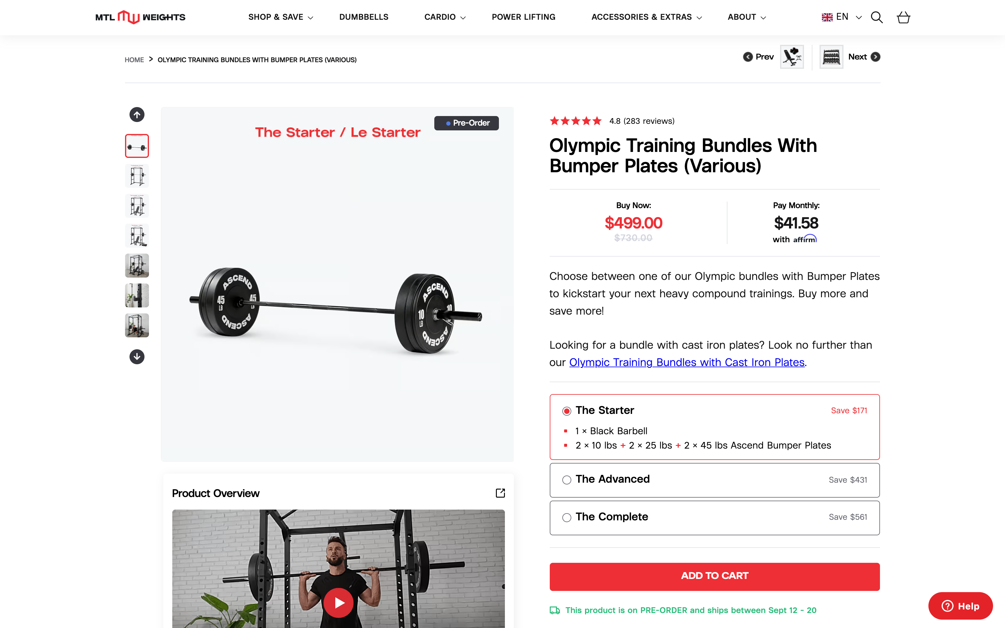 Montreal Weights screenshot 3