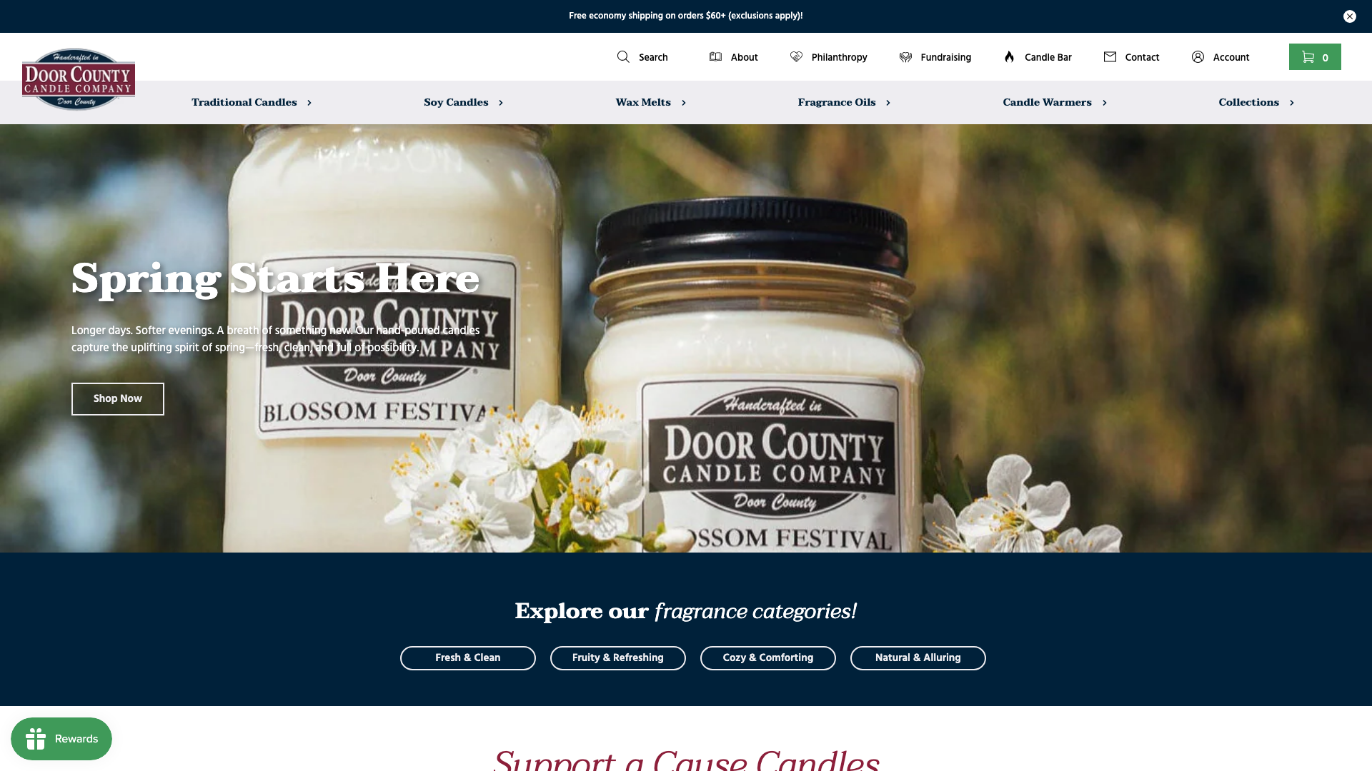 Door County Candle (DCC) Philanthropy & E-commerce Integration