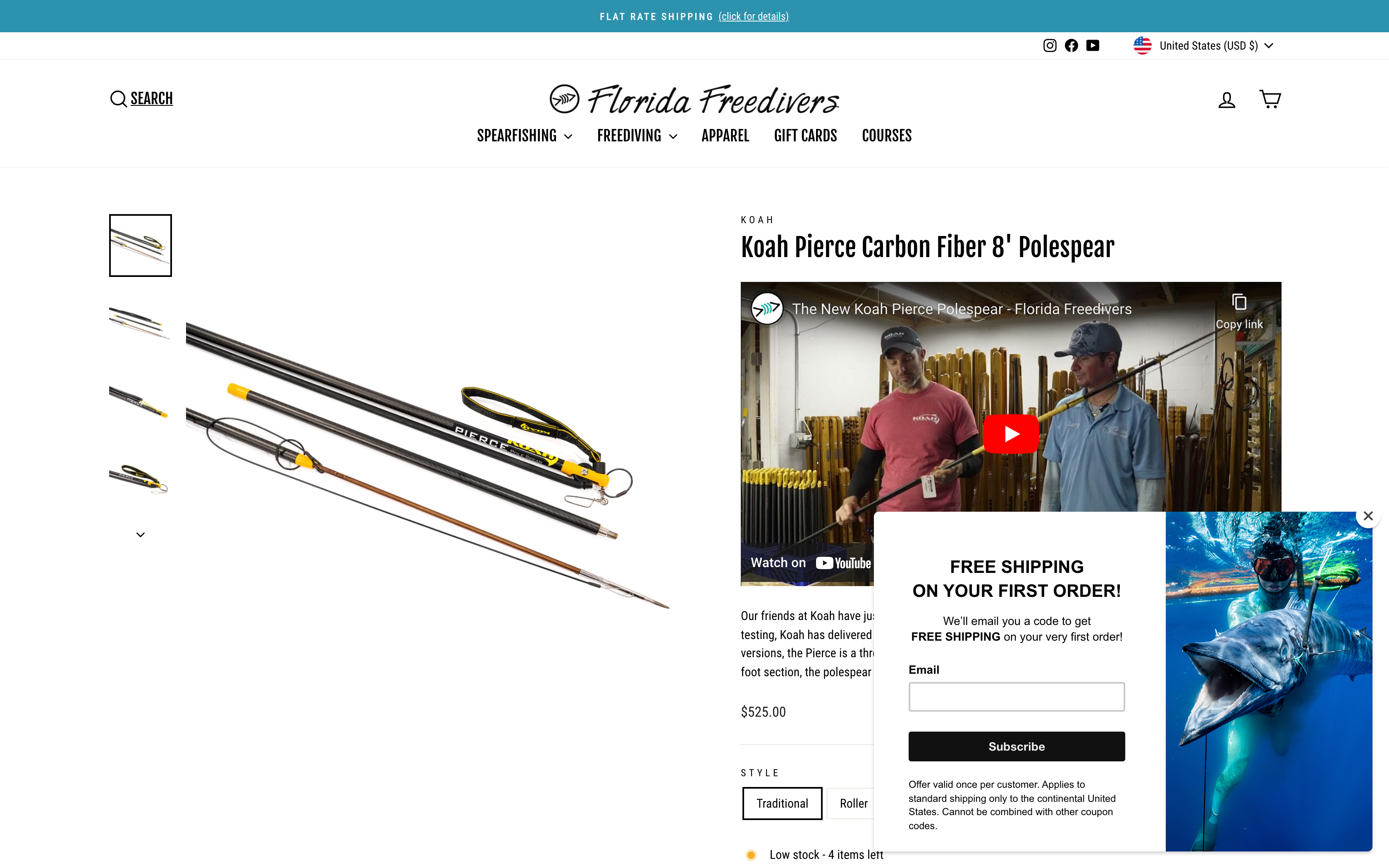 Florida Free Divers | Website Redesign | Shopify 2.0  screenshot 5