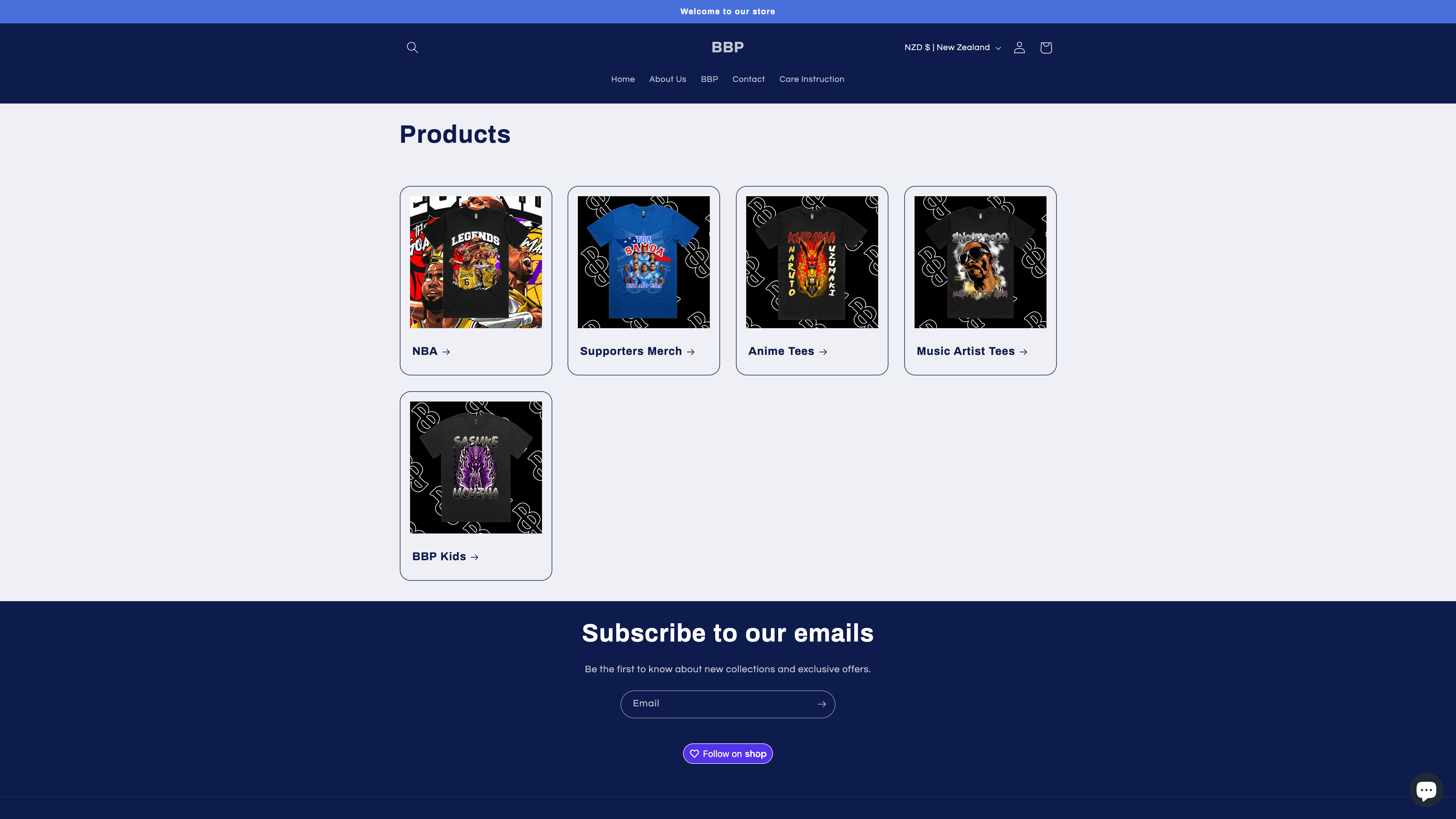 POD SHOPIFY STORE screenshot
