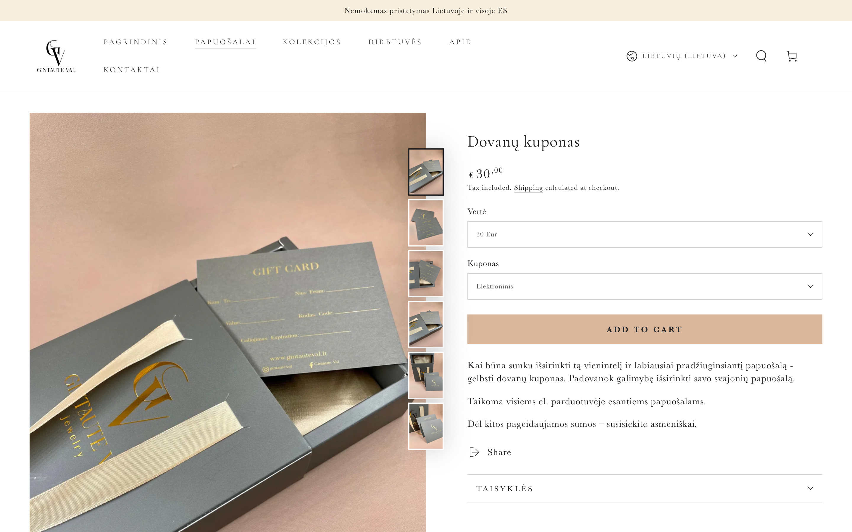 Gintautė Val Jewelry screenshot 4