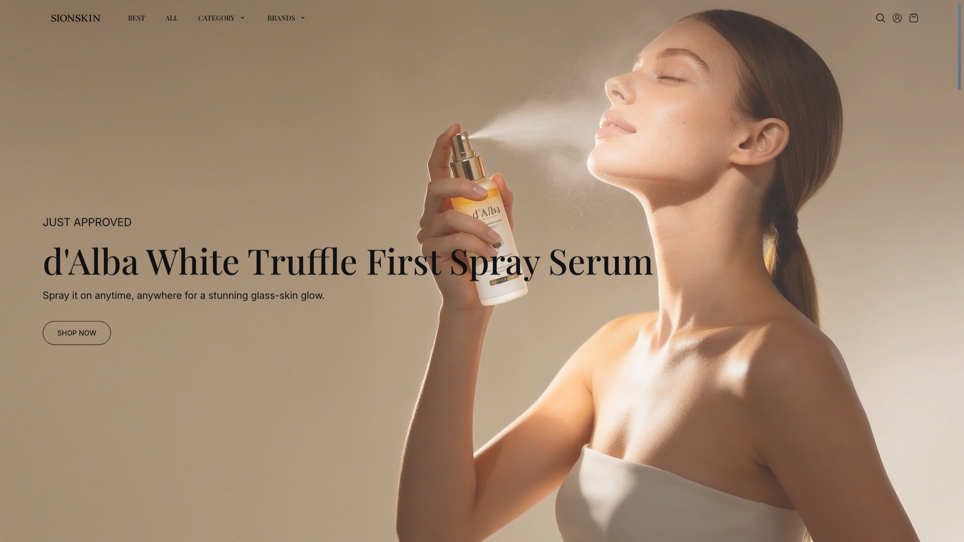 Sionskin: LA-based K-Beauty Curation Store Full-Build
