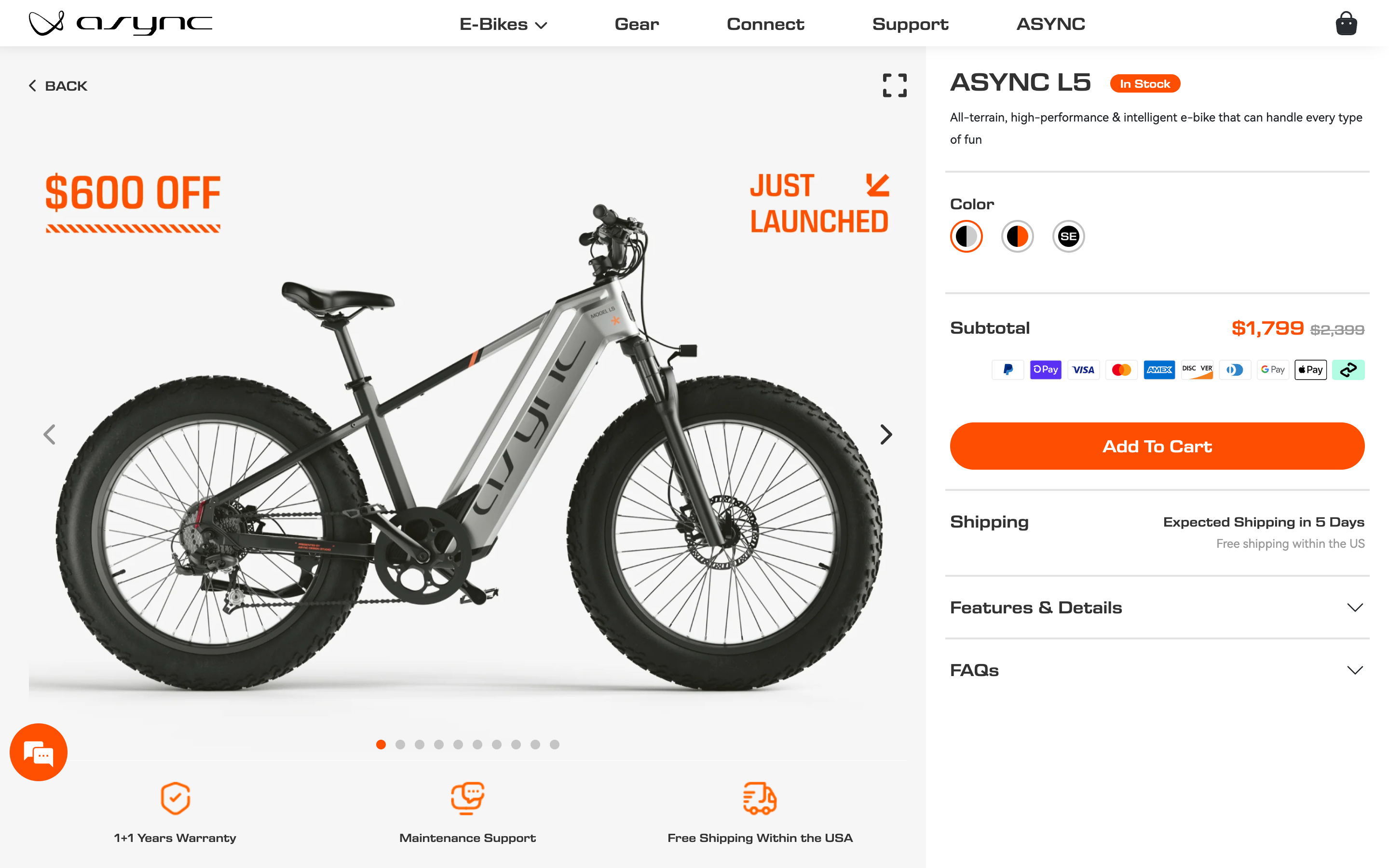 AsyncBike – Electric Bikes screenshot 2