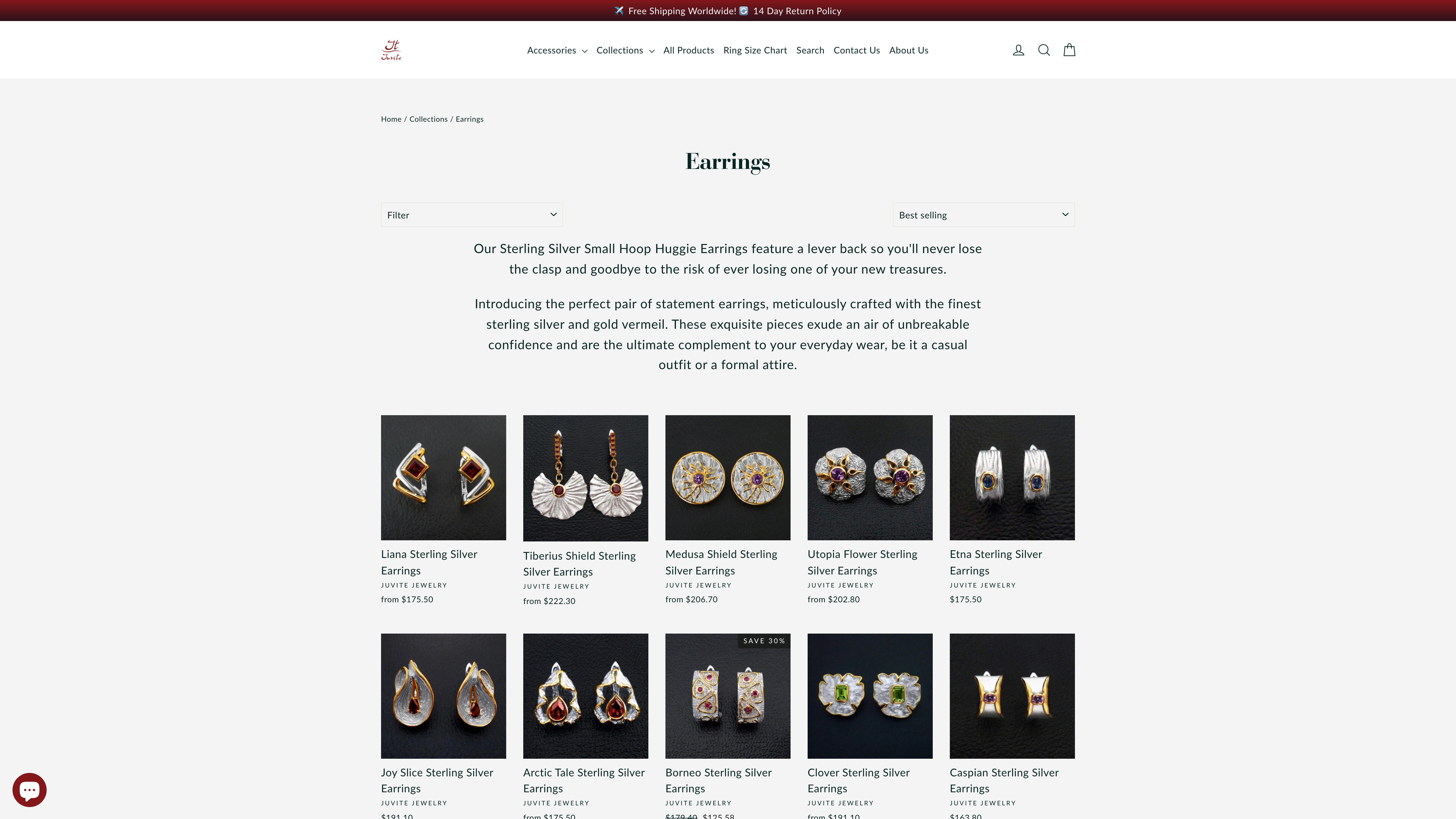 Complete shop and design nature inspired jewelry  screenshot 6