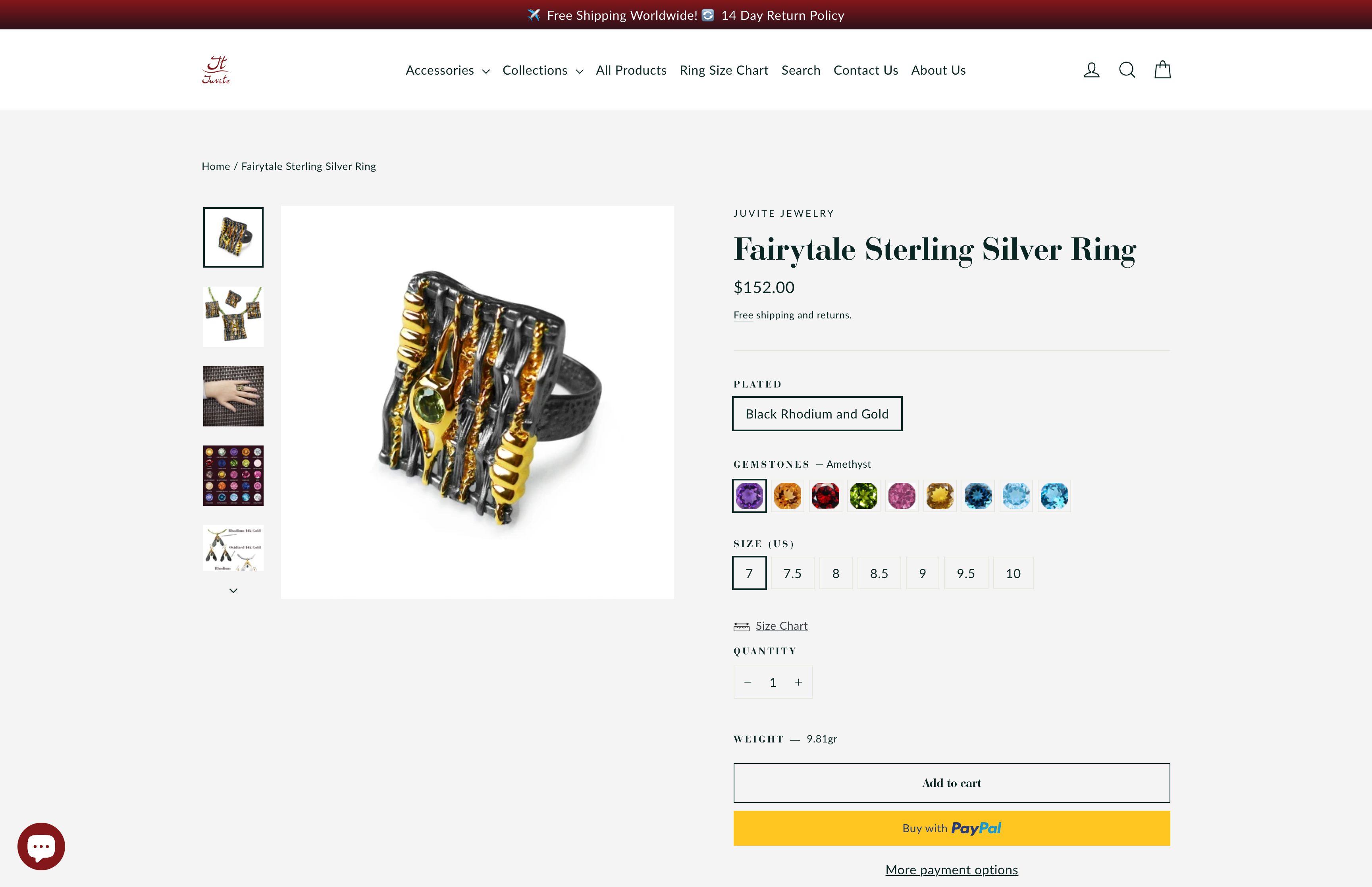Complete shop and design nature inspired jewelry  screenshot 4