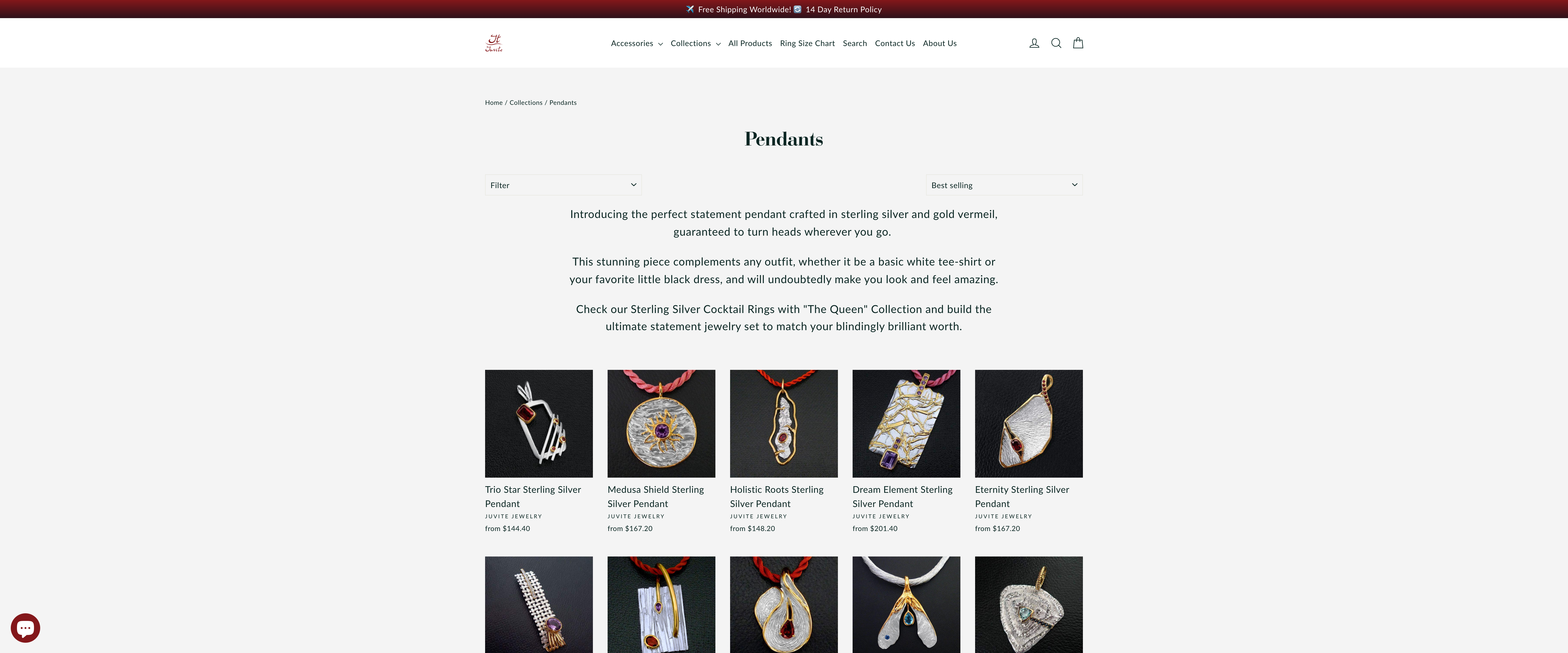 Complete shop and design nature inspired jewelry  screenshot 2