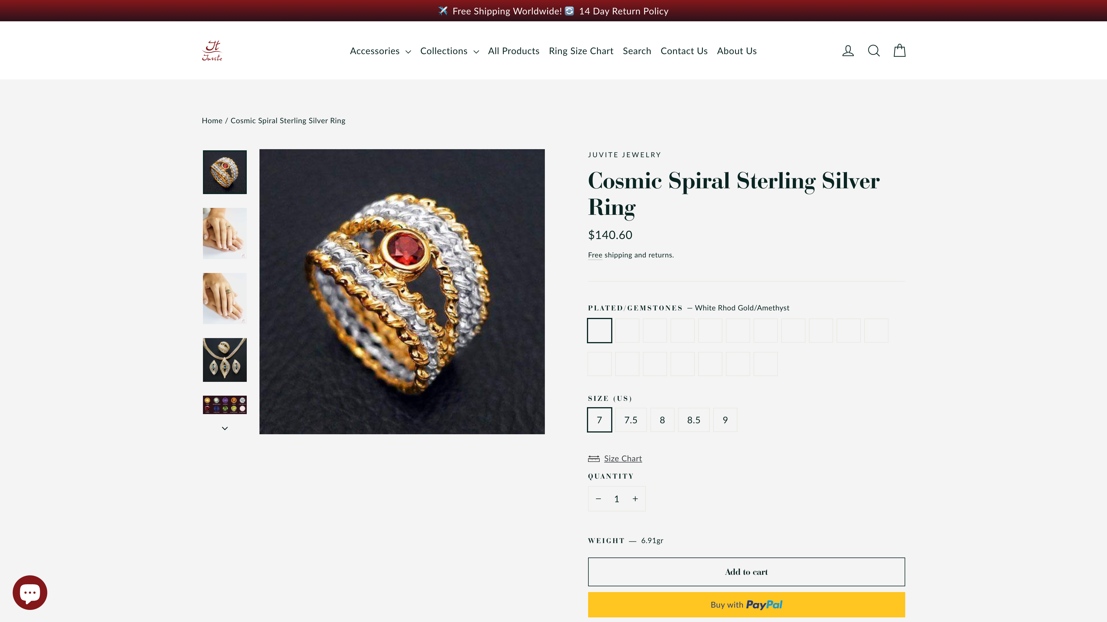 Complete shop and design nature inspired jewelry  screenshot 5