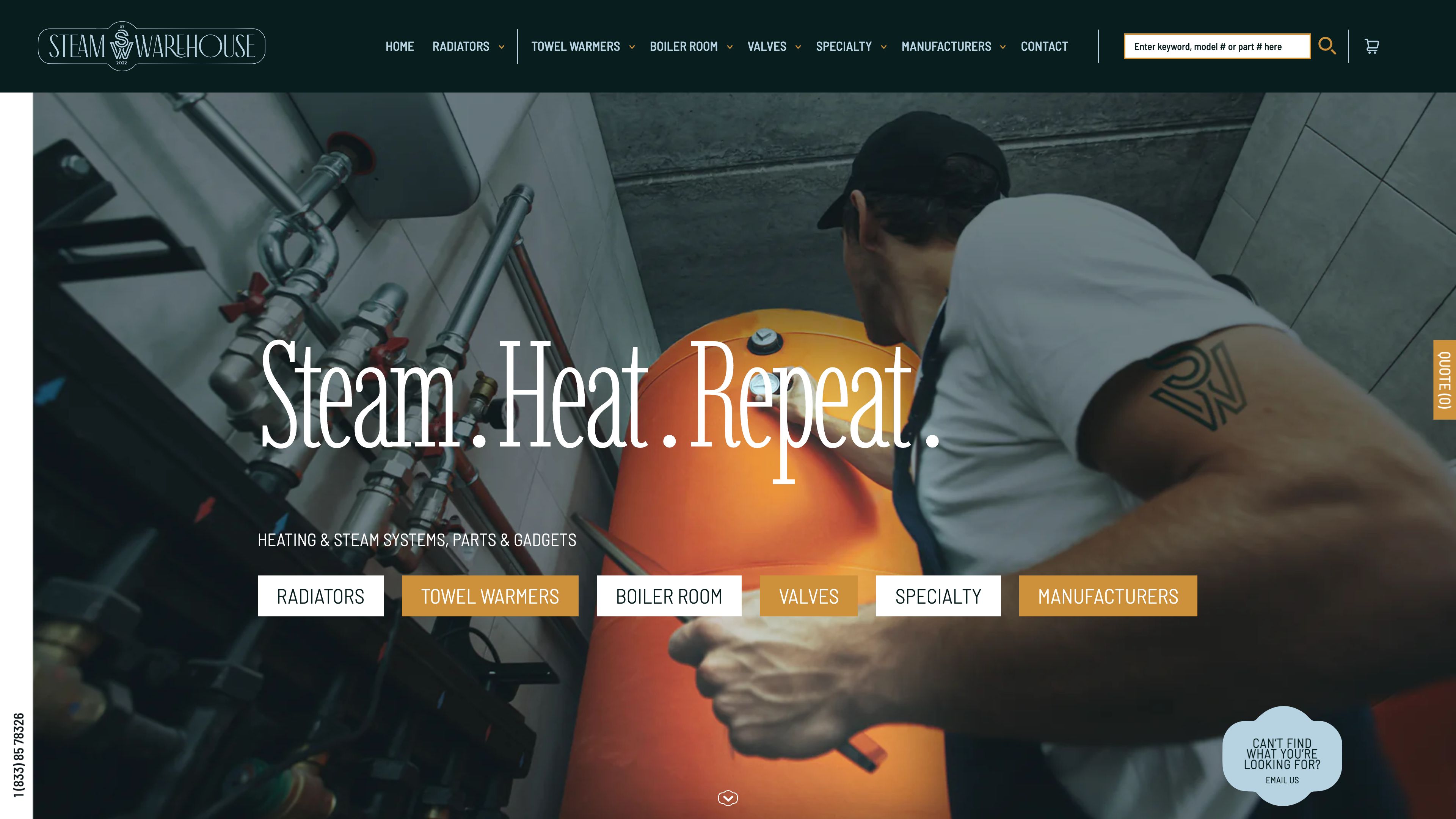 Steamwarehouse.com - Montreal’s Steam and Heating Experts Online screenshot 4