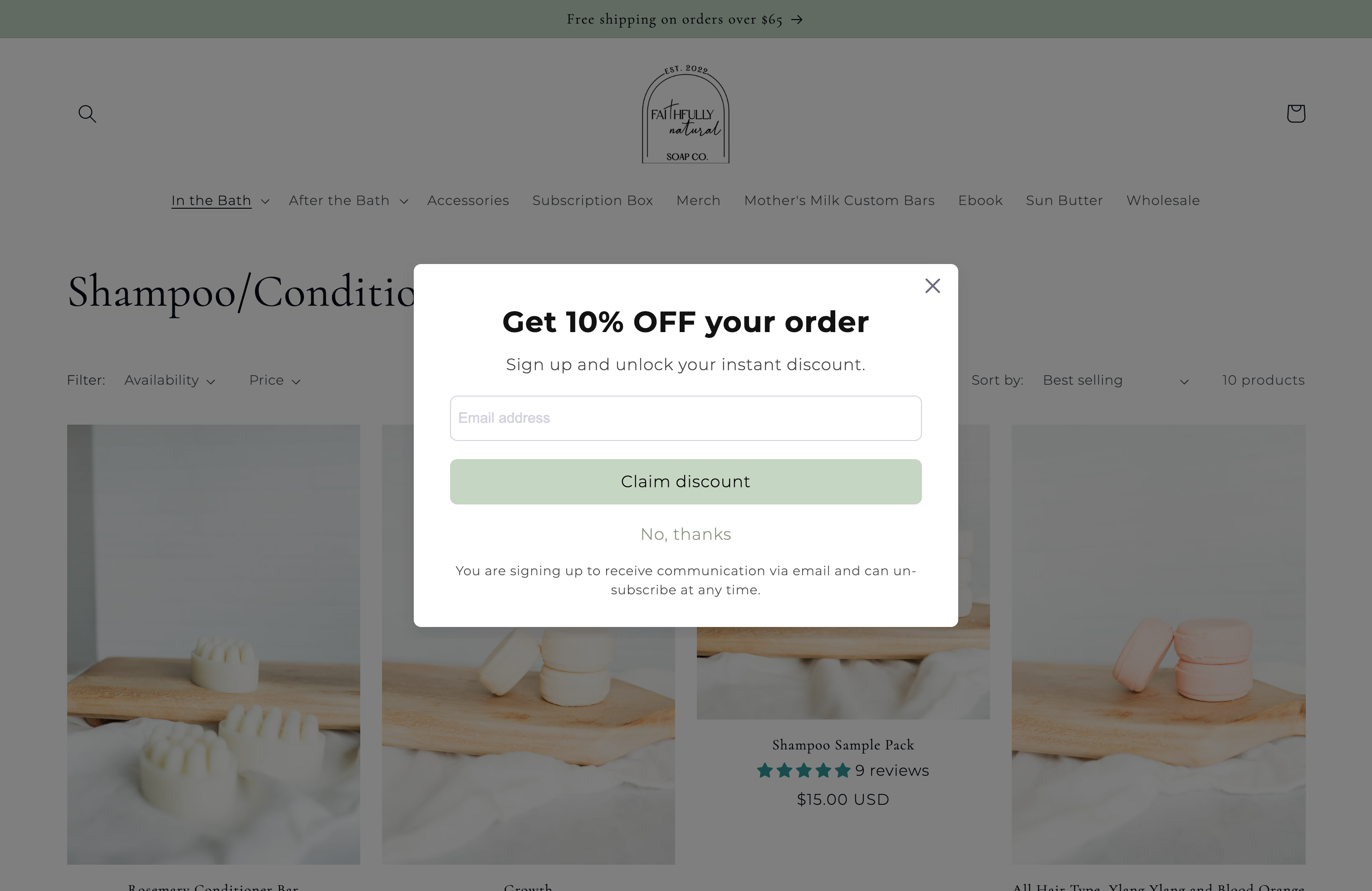 Faithfully Natural Soap Co. screenshot 3