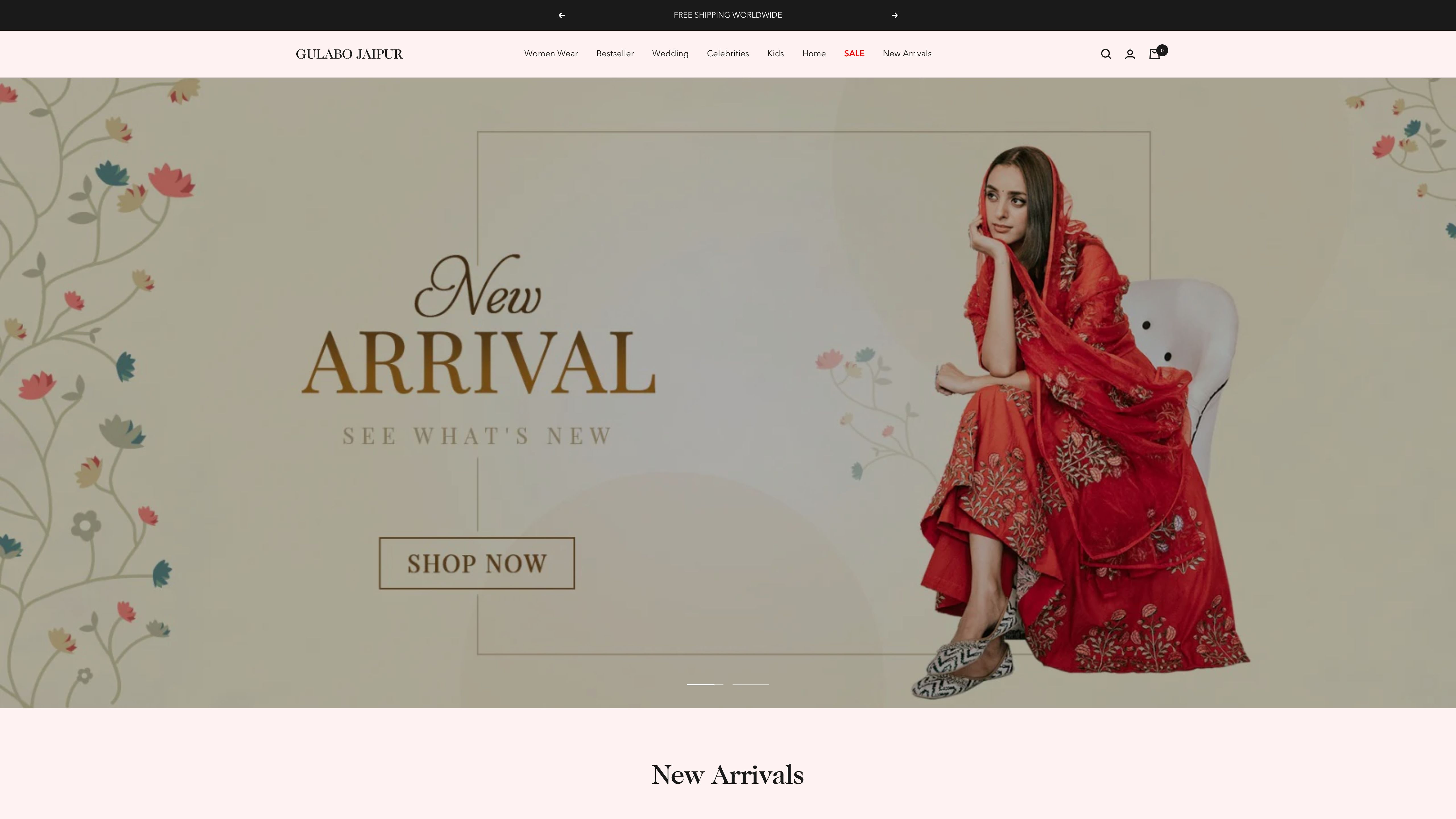 Gulabo Jaipur - An Ethnic Women Fashion Wear Brand screenshot 5