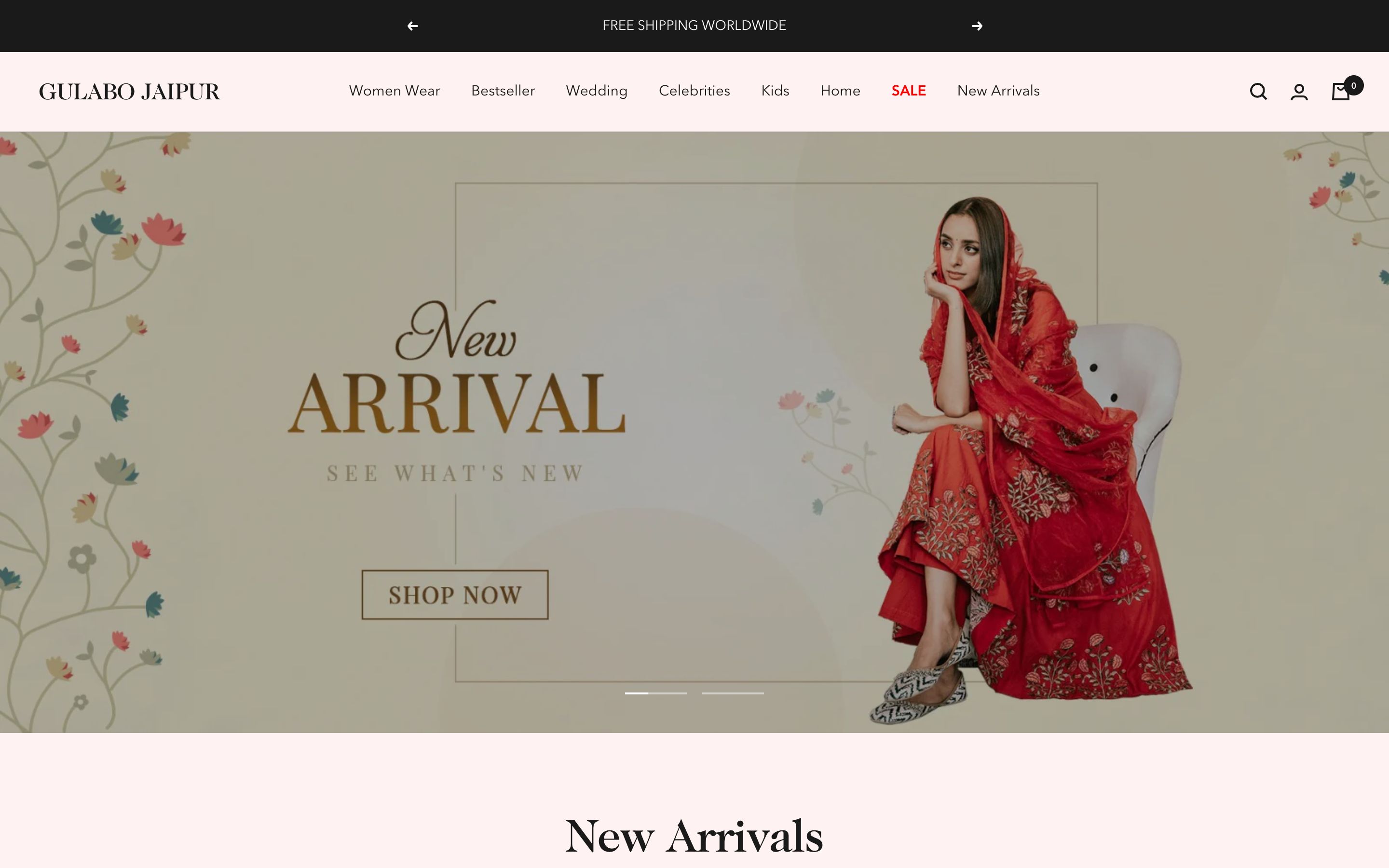 Gulabo Jaipur - An Ethnic Women Fashion Wear Brand screenshot 6