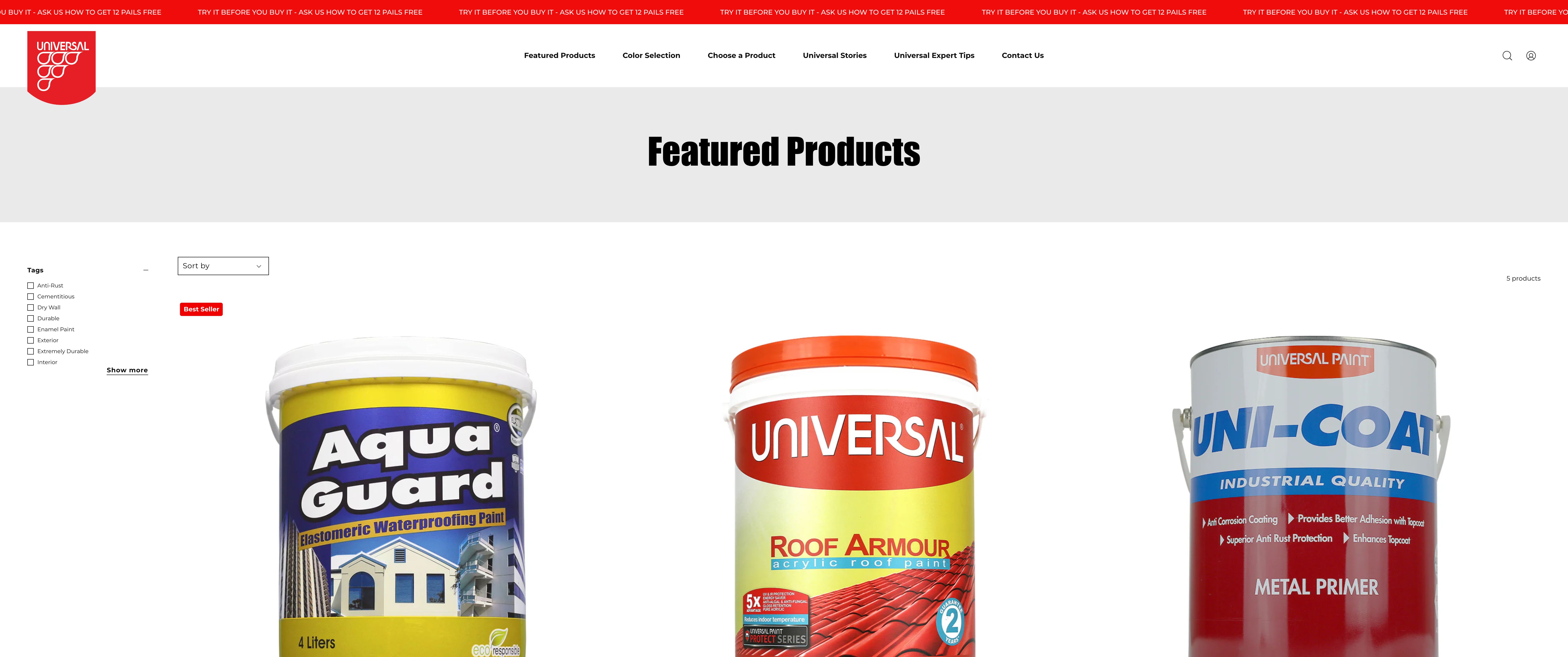 Universal Paint: Colorful Solutions for B2B & B2C Customers screenshot 4