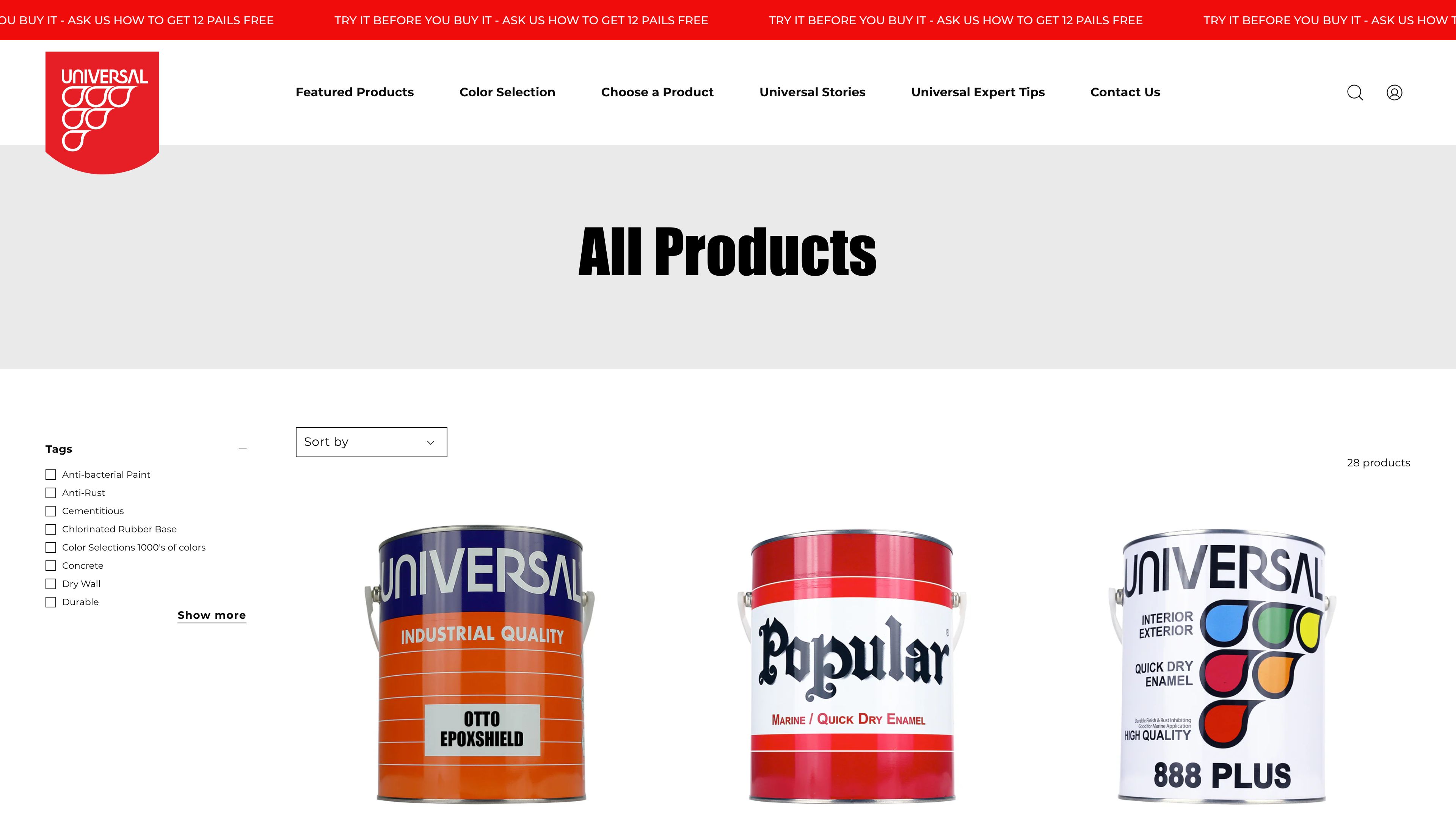 Universal Paint: Colorful Solutions for B2B & B2C Customers screenshot 3
