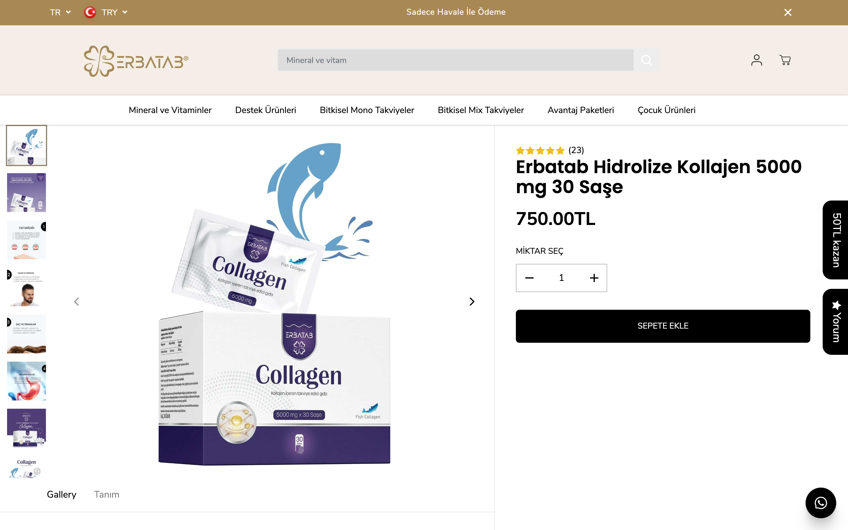 Erbatab Store | Doğal Bitkisel Takviyeler ve Vitaminler screenshot 3