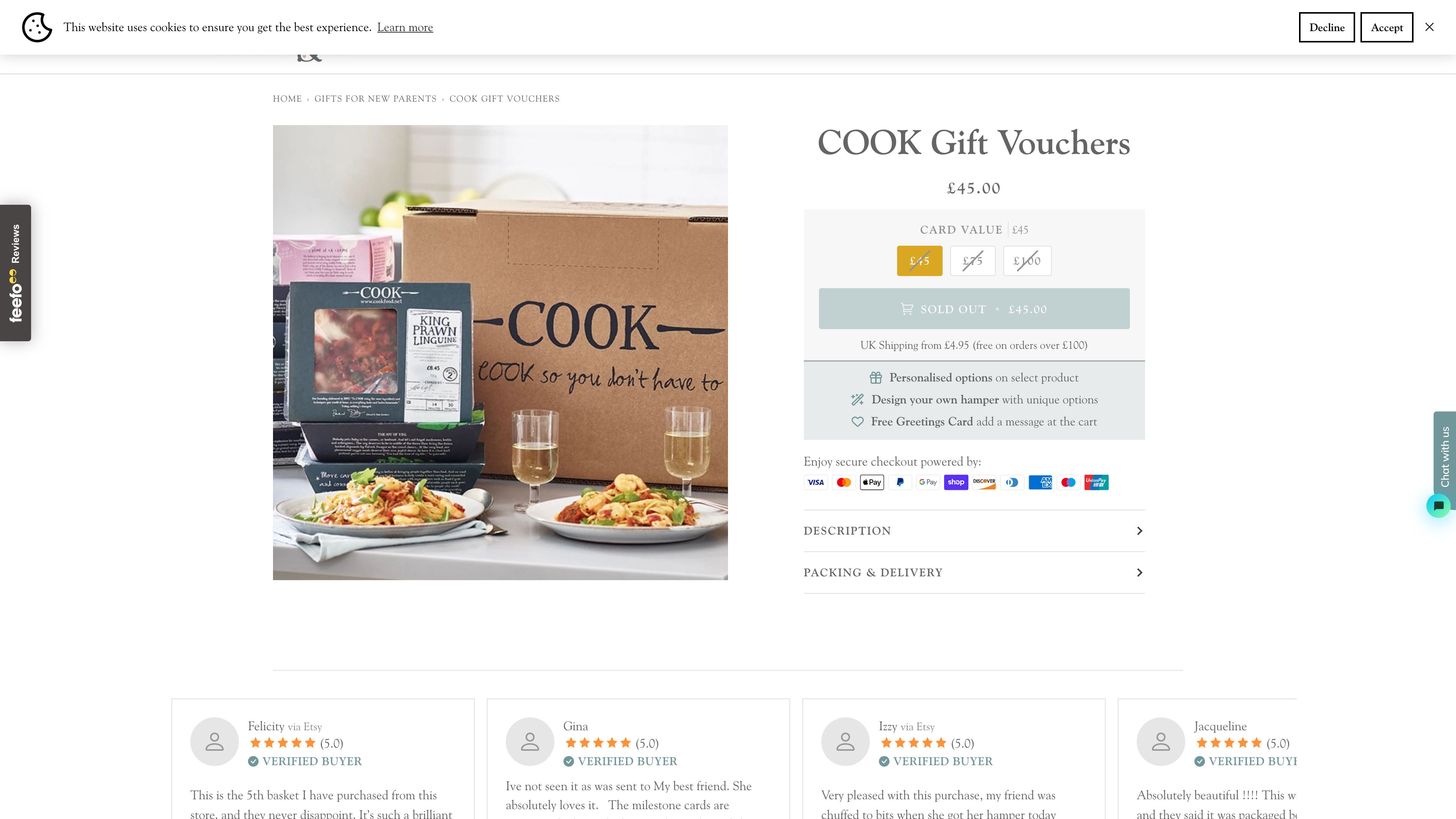 Baby Gifts & Hamper Store in the UK screenshot 2