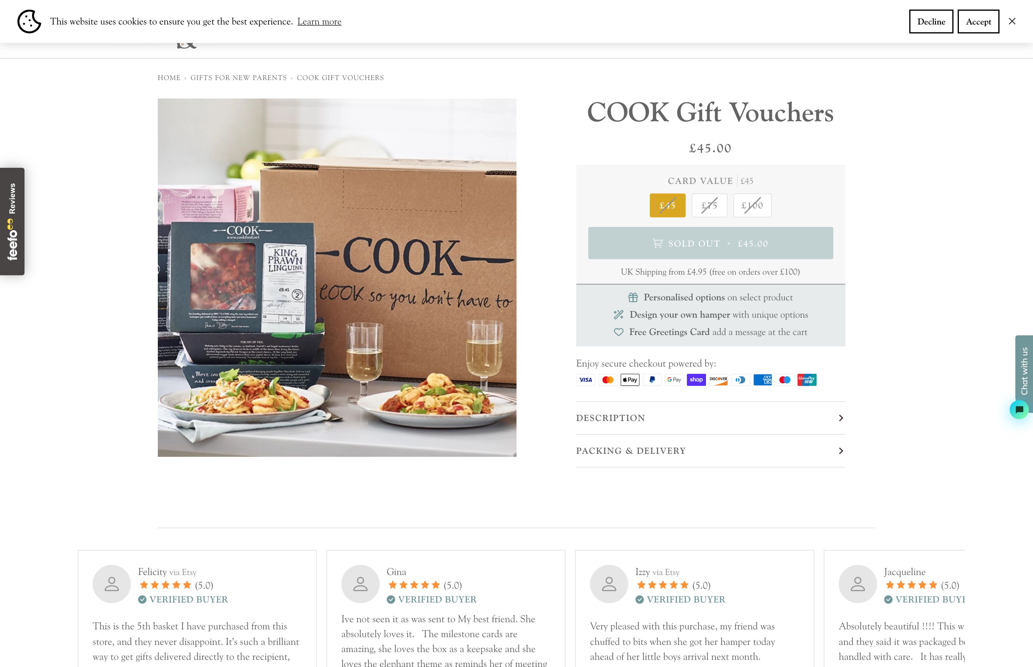 Baby Gifts & Hamper Store in the UK screenshot 4