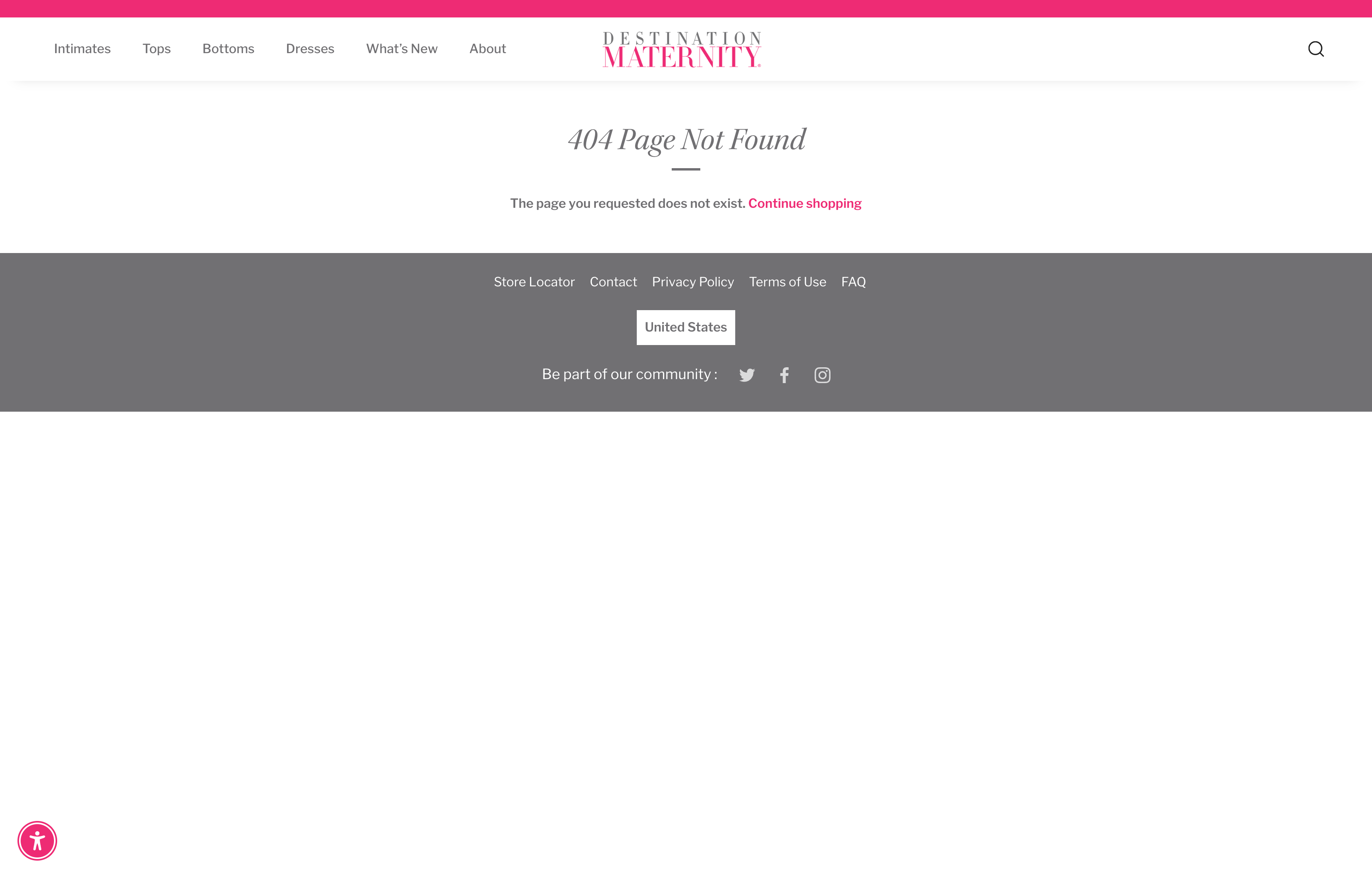 Destination Maternity - SEO, Theme and Website Development screenshot 4