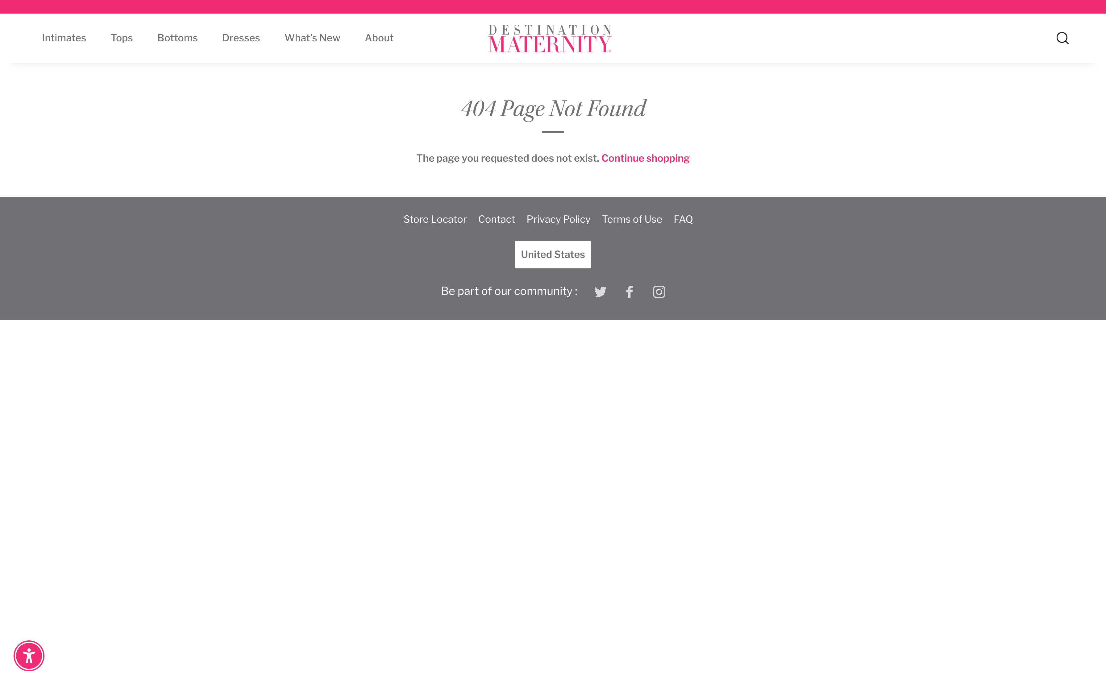 Destination Maternity - SEO, Theme and Website Development screenshot 3
