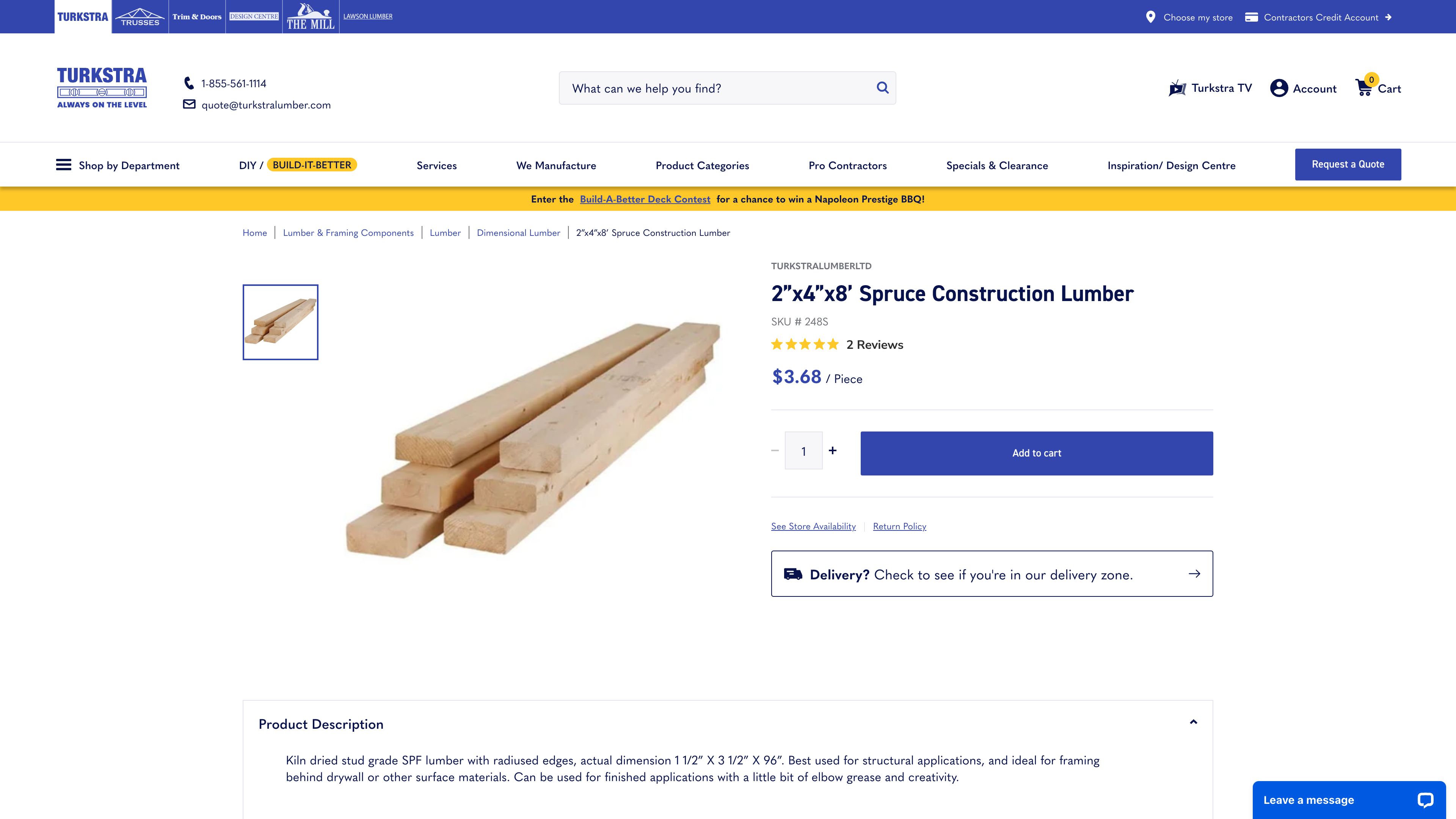 Turkstra Lumber: Launching a High-Volume Retailer Online for B2B Success
