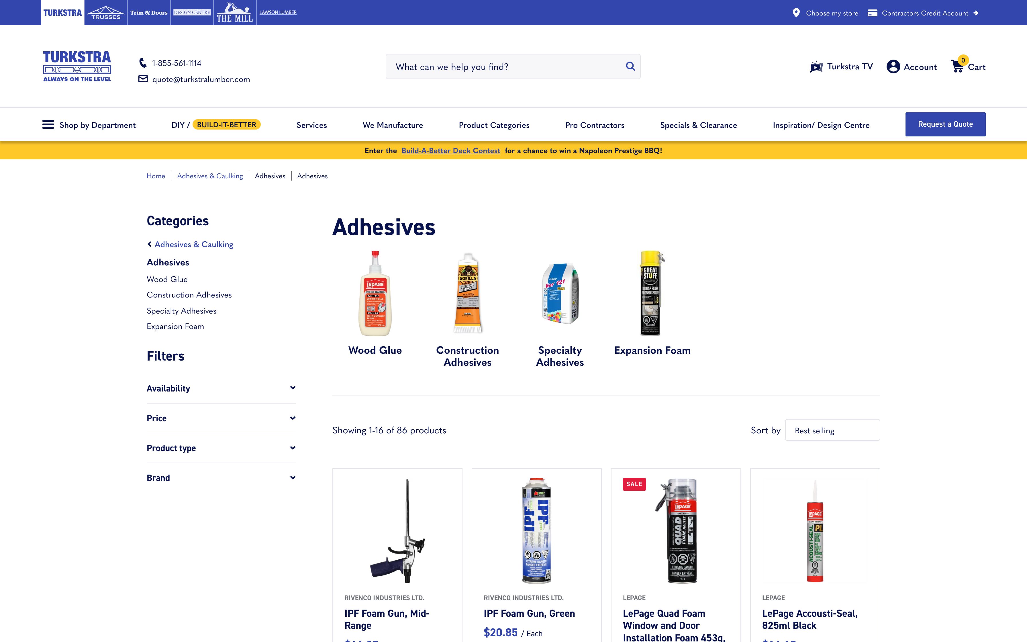 Turkstra Lumber - bringing a large retailer online!  Retail & B2B screenshot 5