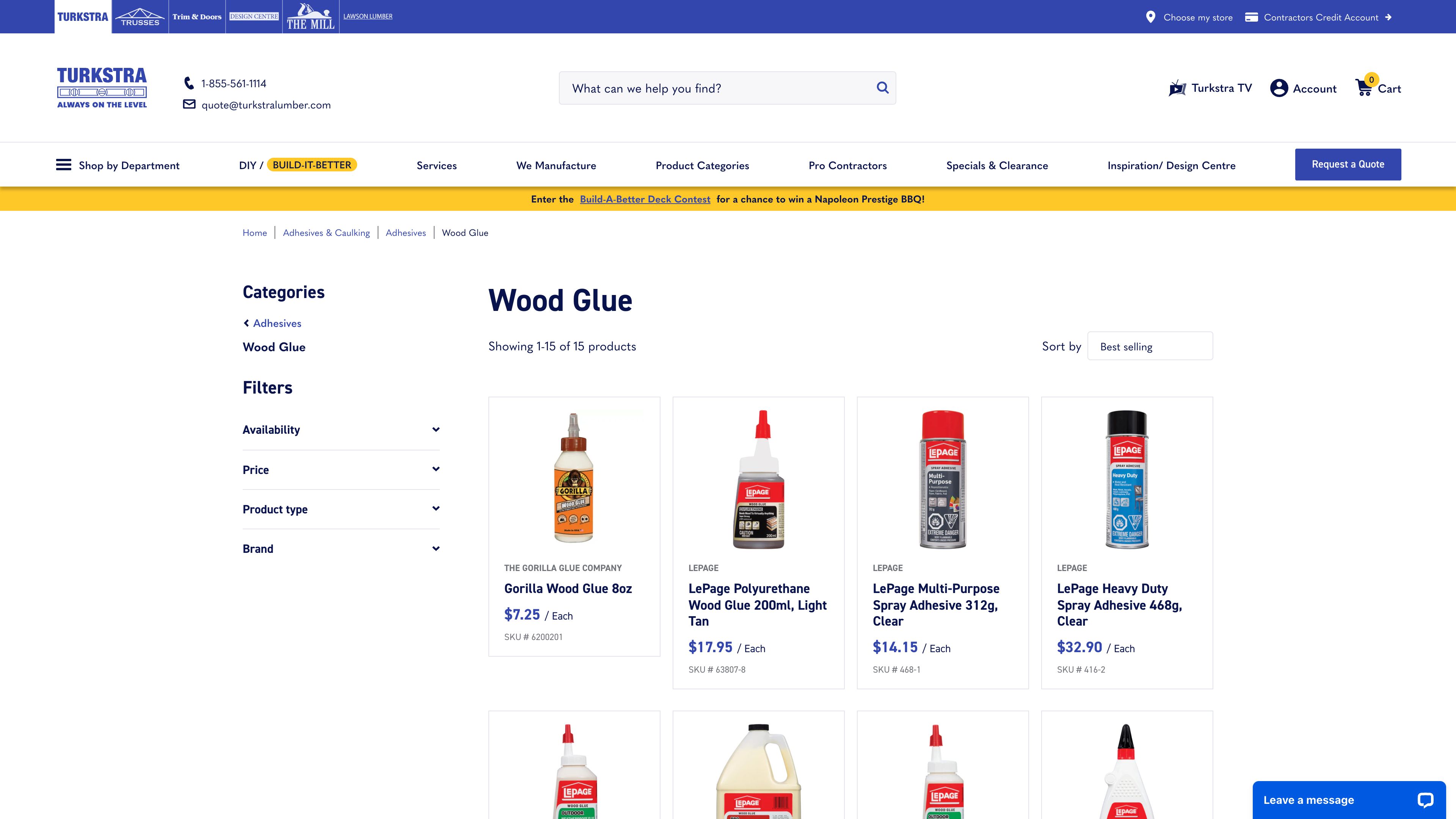 Turkstra Lumber - bringing a large retailer online!  Retail & B2B screenshot 4