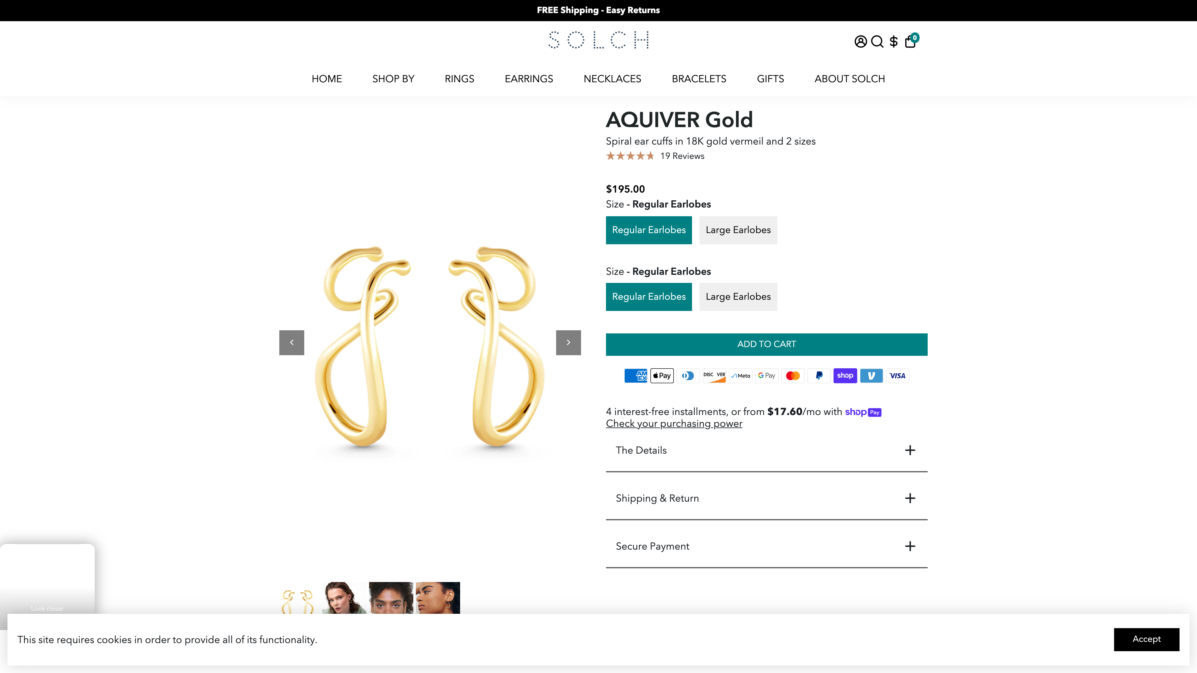 Multilingual, Multi-Market Fashion Jewelry Store screenshot 2