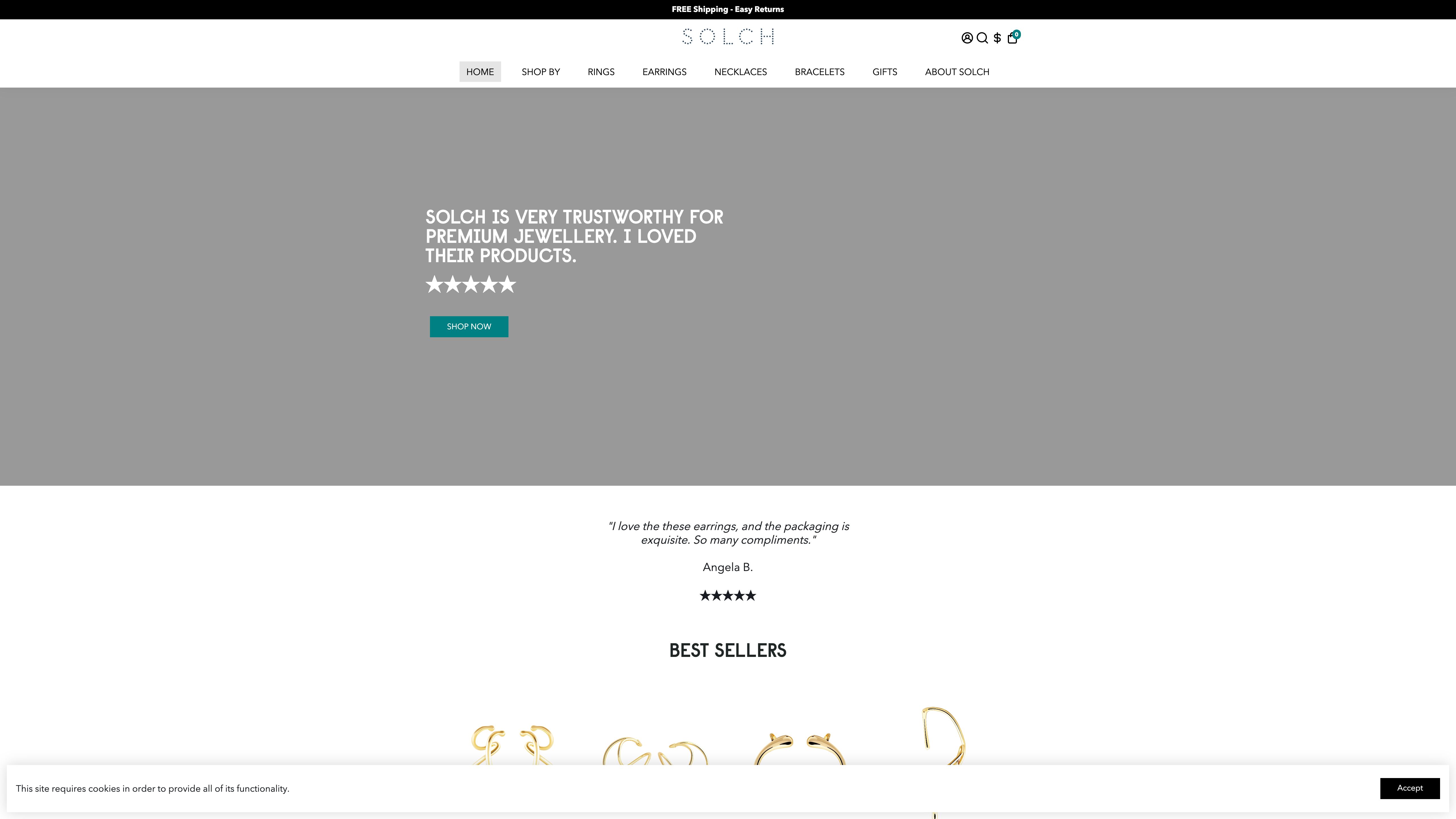 Multilingual, Multi-Market Fashion Jewelry Store screenshot 3