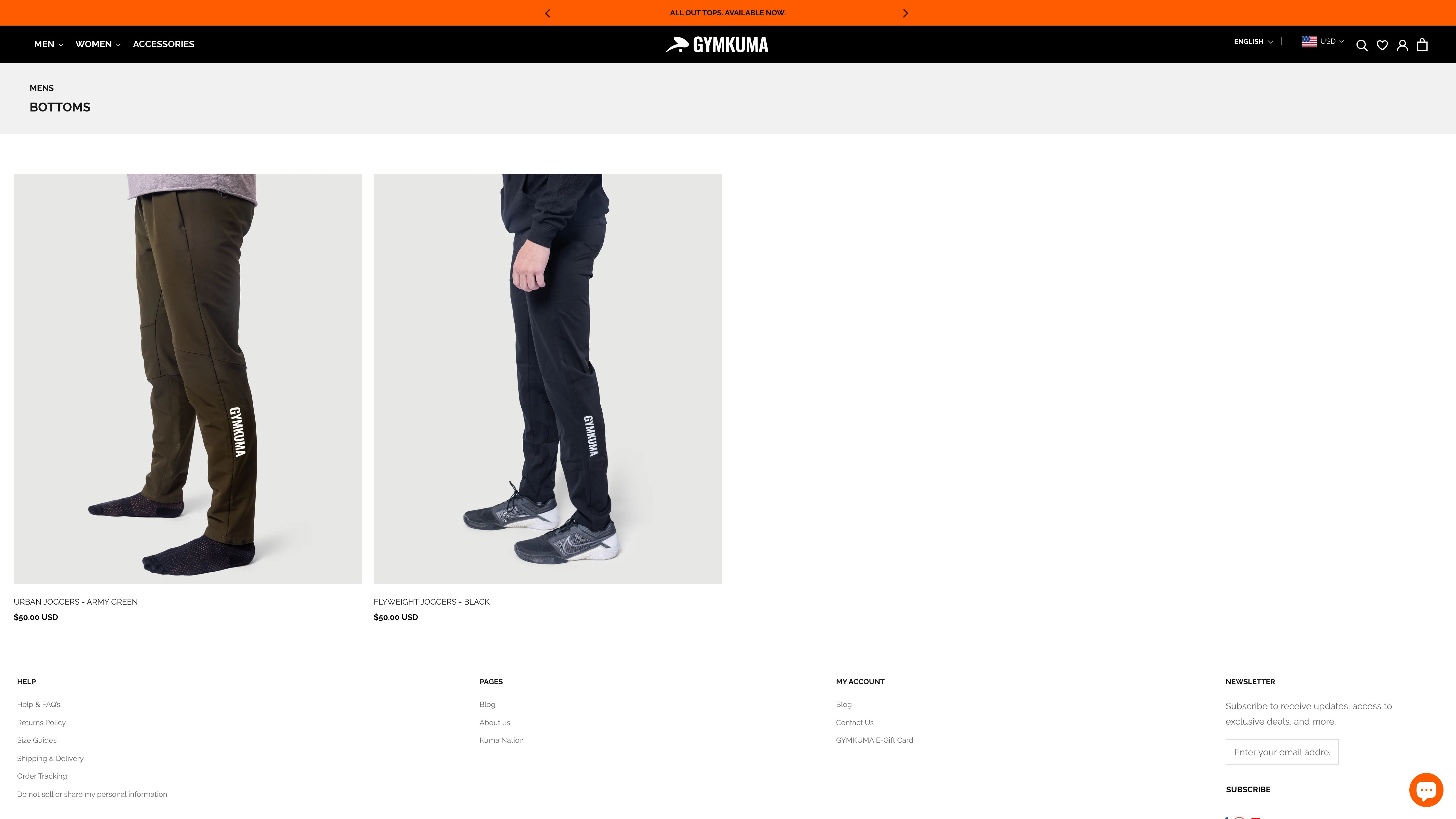 Shopify Store Setup & Suggestions To Improve gymkuma Gym Website screenshot 5