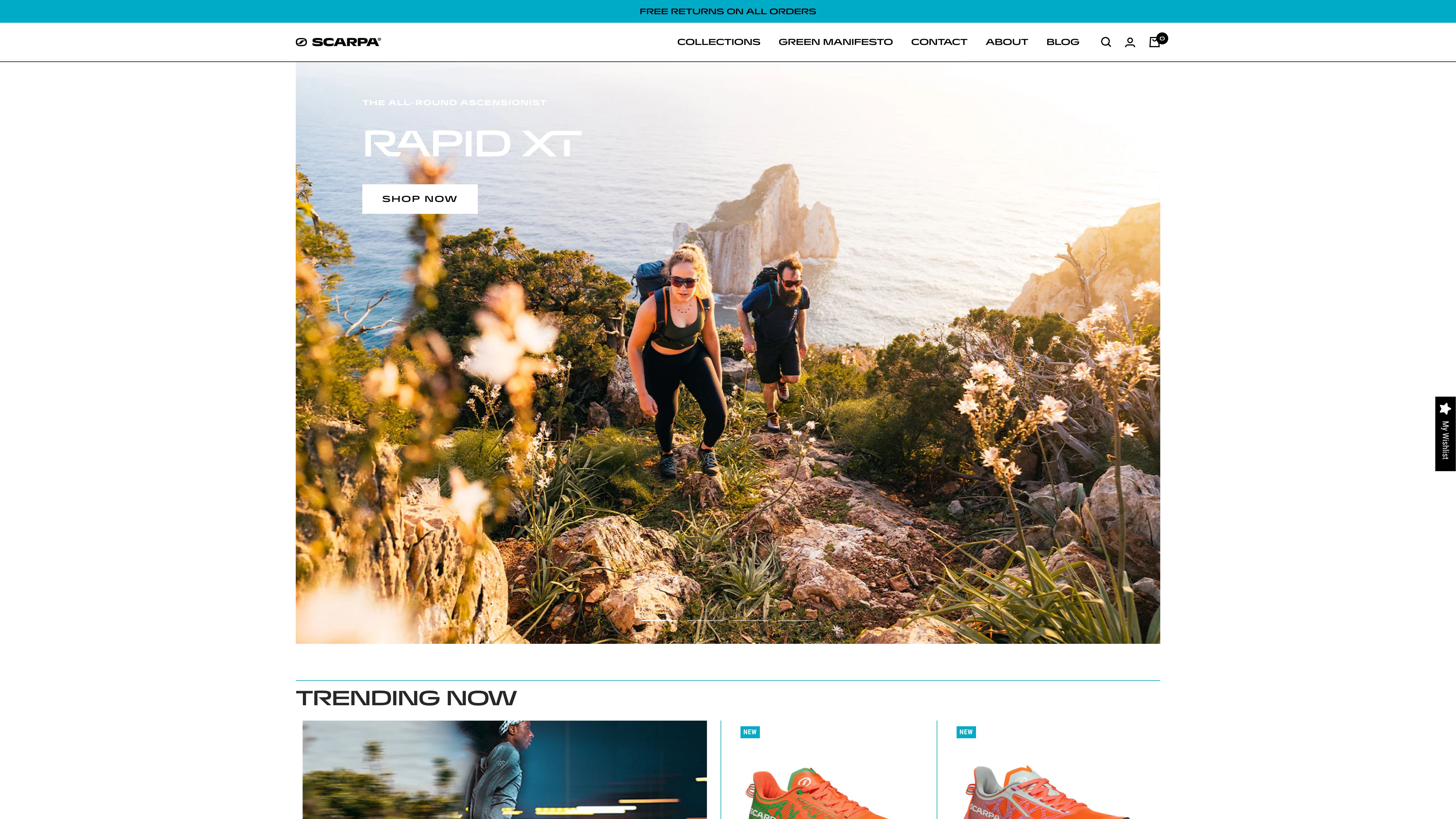 Scarpa UK screenshot