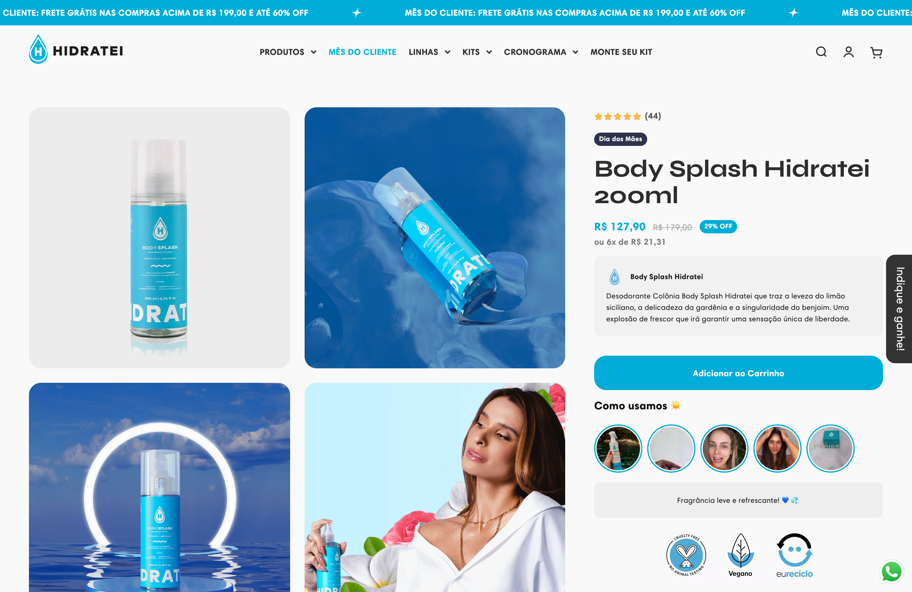 Hidratei screenshot 2