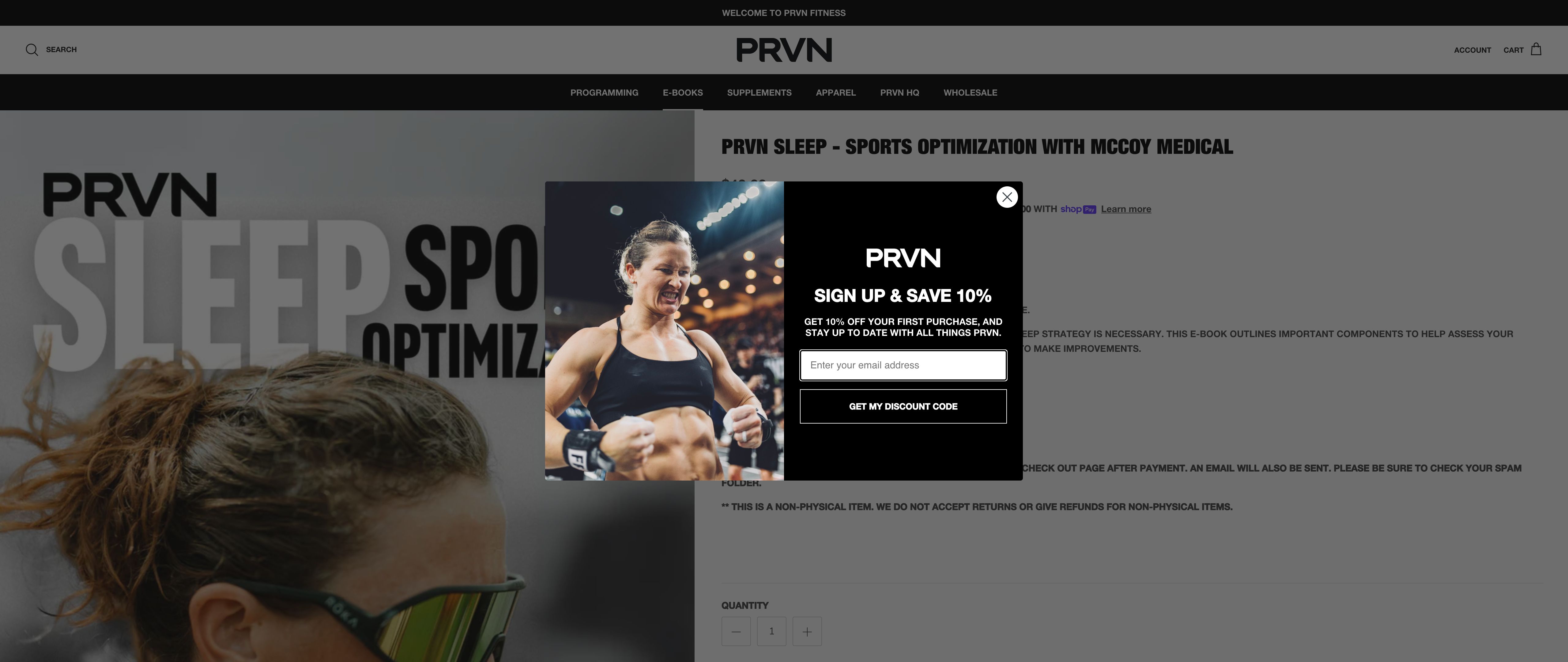 PRVN Fitness - Shipping Configuration screenshot 5