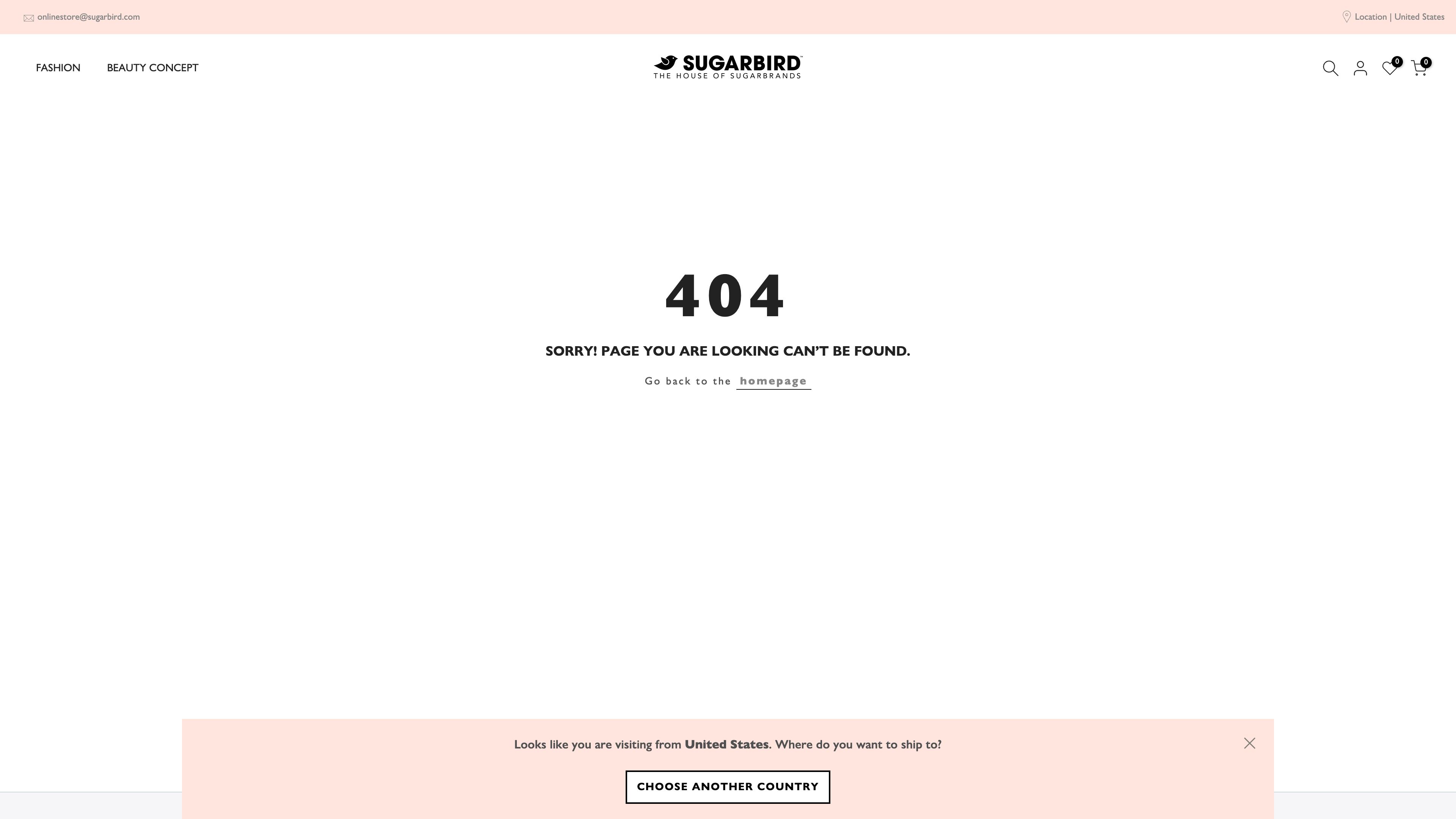 Sugarbird Shopify store building screenshot 3