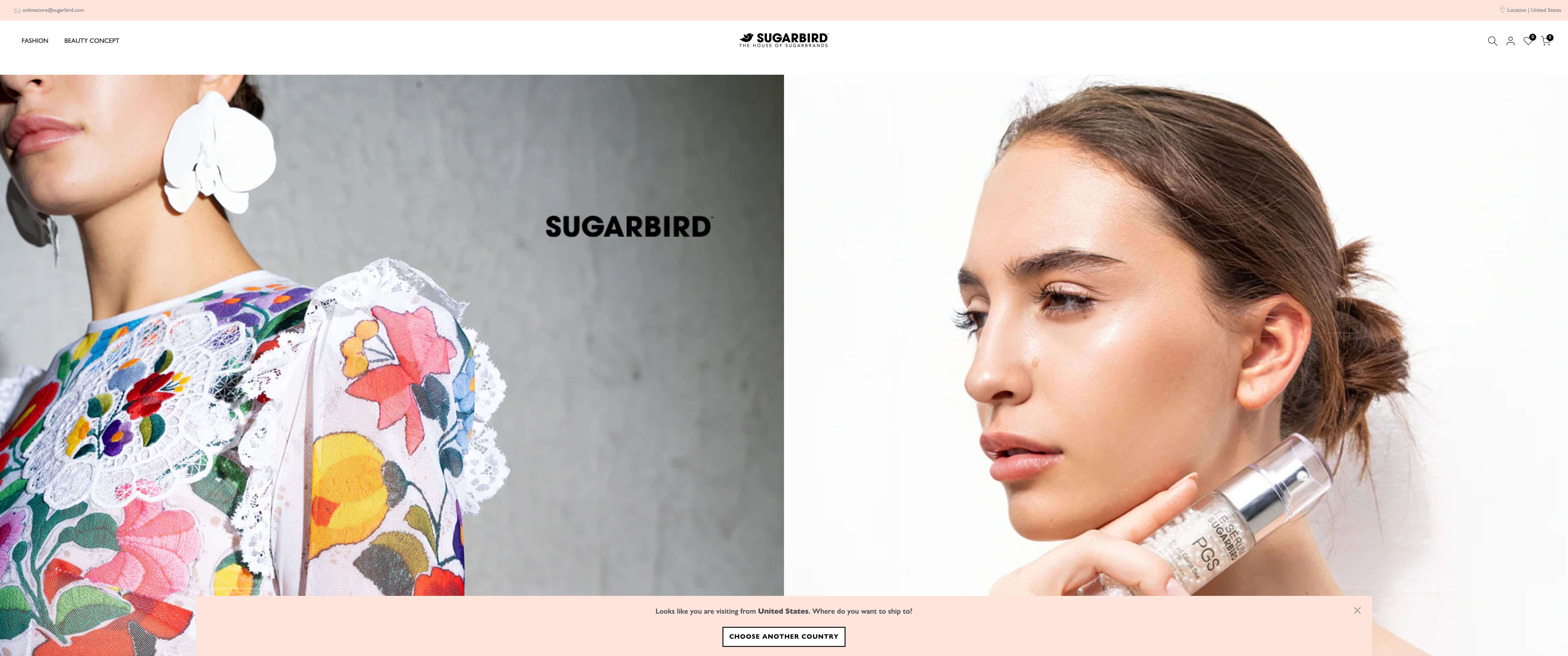 Sugarbird Shopify store building screenshot 6