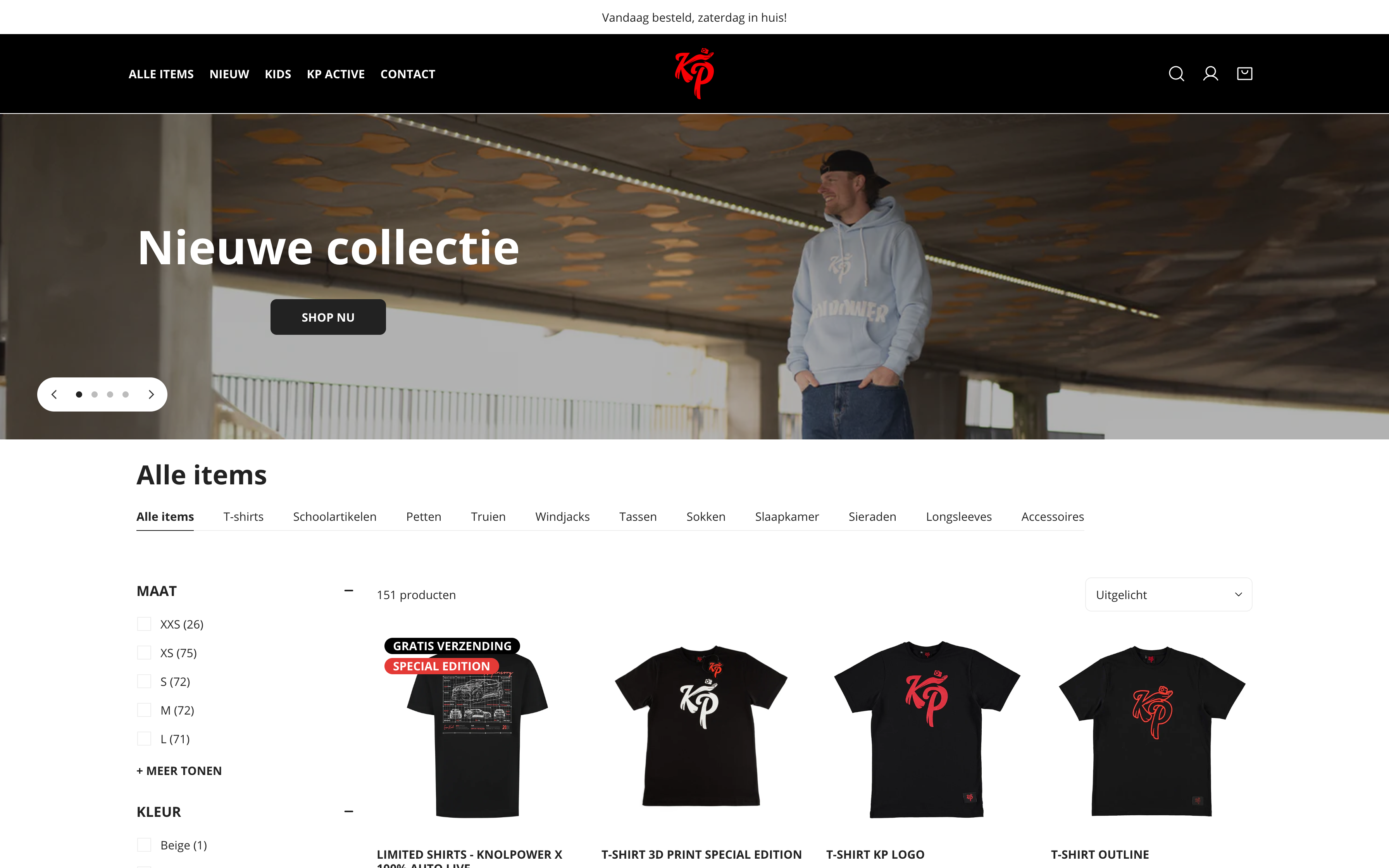 De Knolpower Webshop screenshot