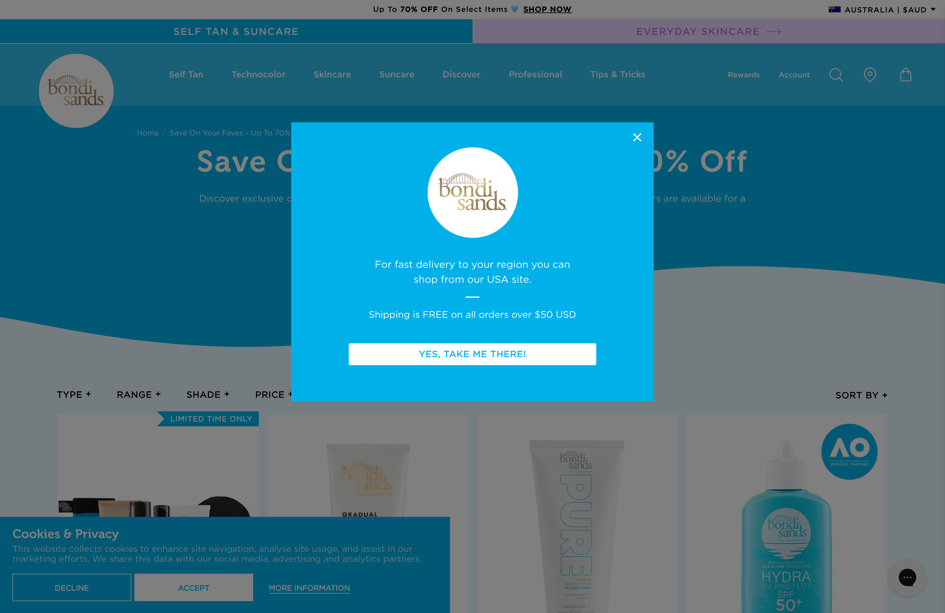 Bondi Sands screenshot 2