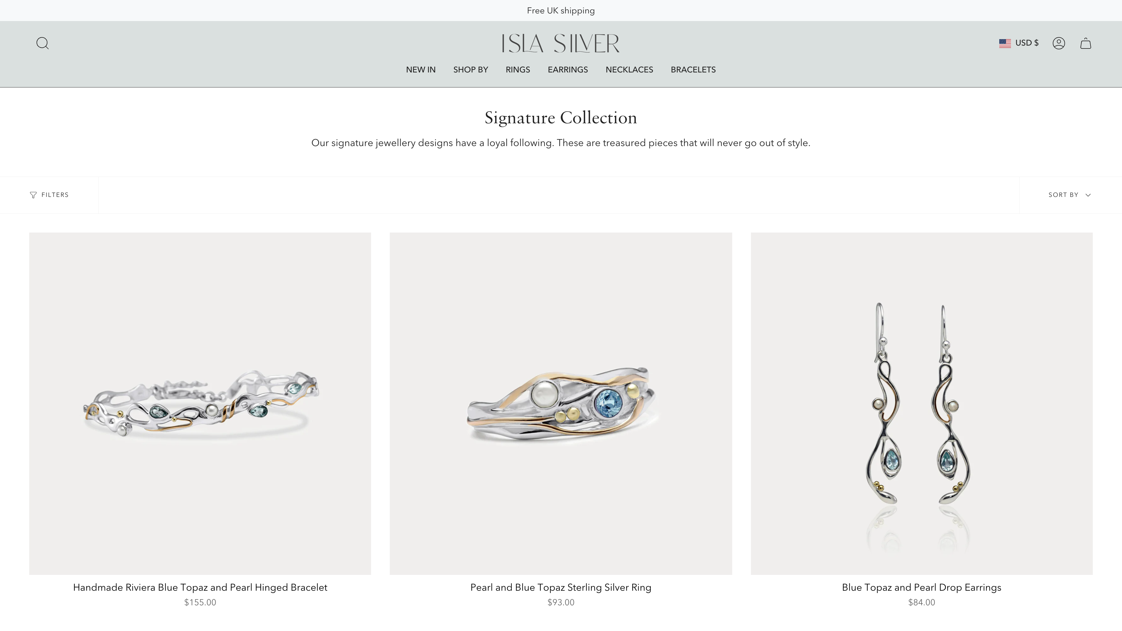 Isla Silver - New Site Build & Wix Migration screenshot 3