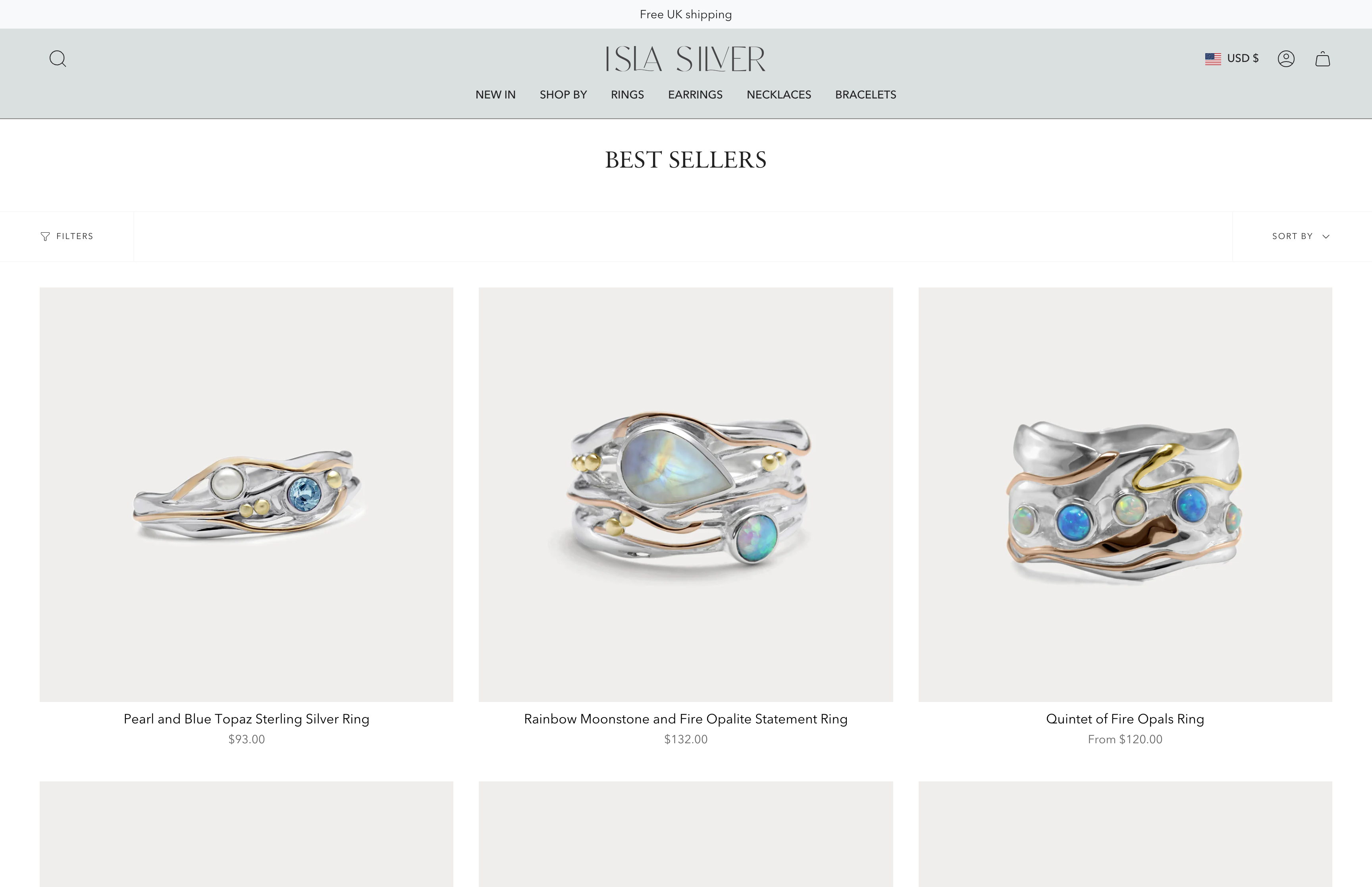 Isla Silver - New Site Build & Wix Migration screenshot 2