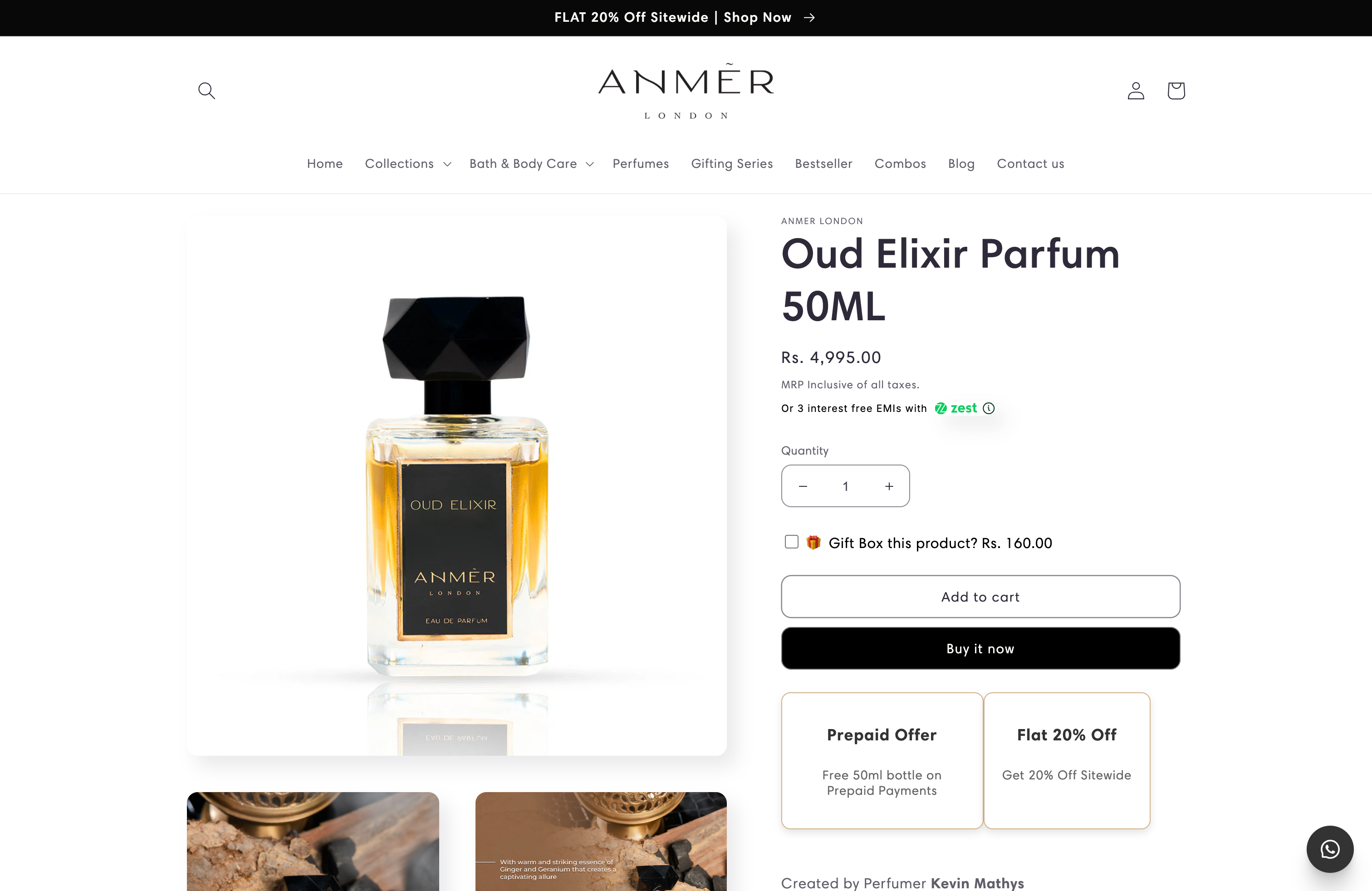 Anmer - Bath & Body Product E-commerce Store screenshot 3