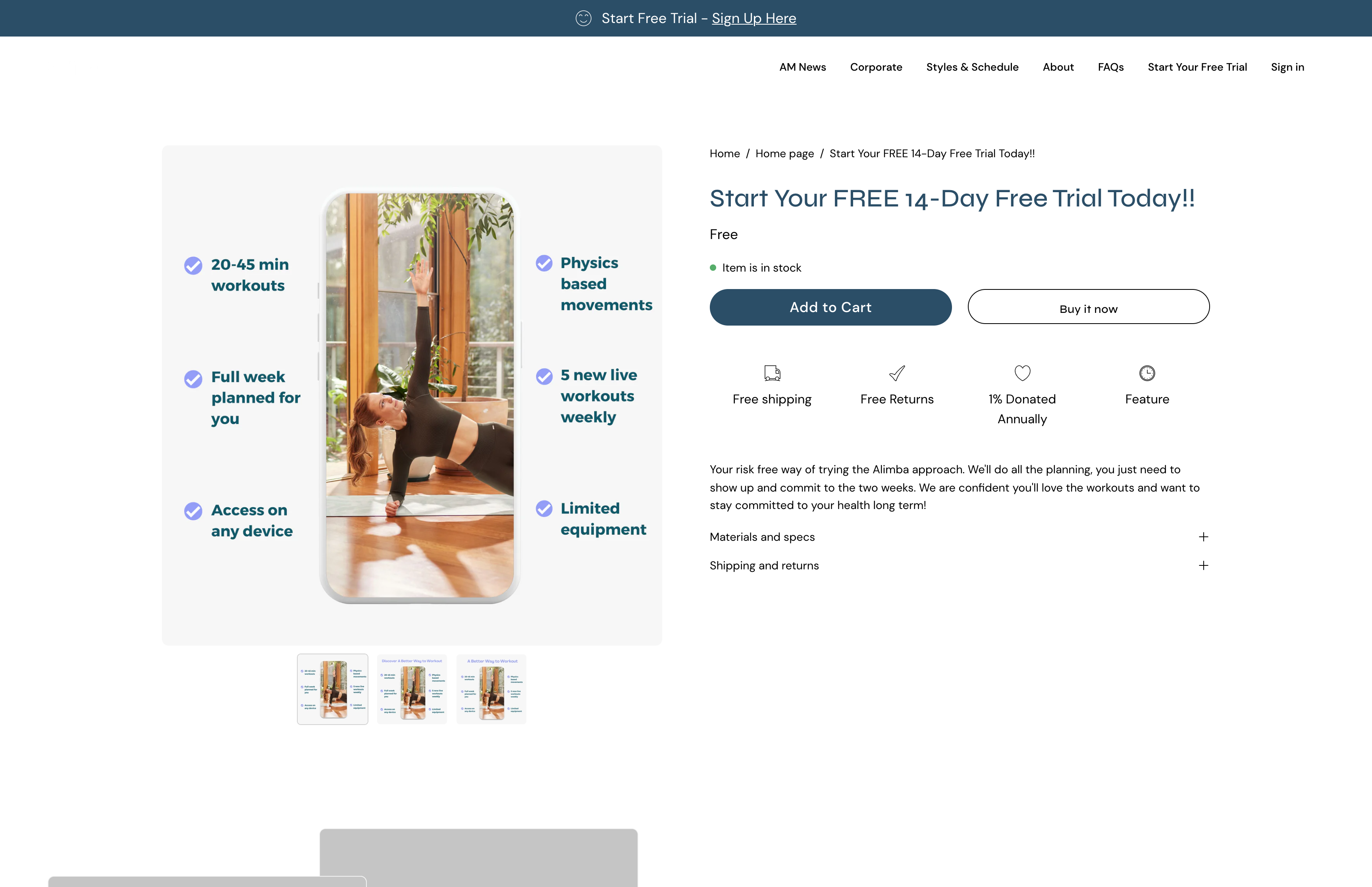 Alimba - Custom landing page development  screenshot 3