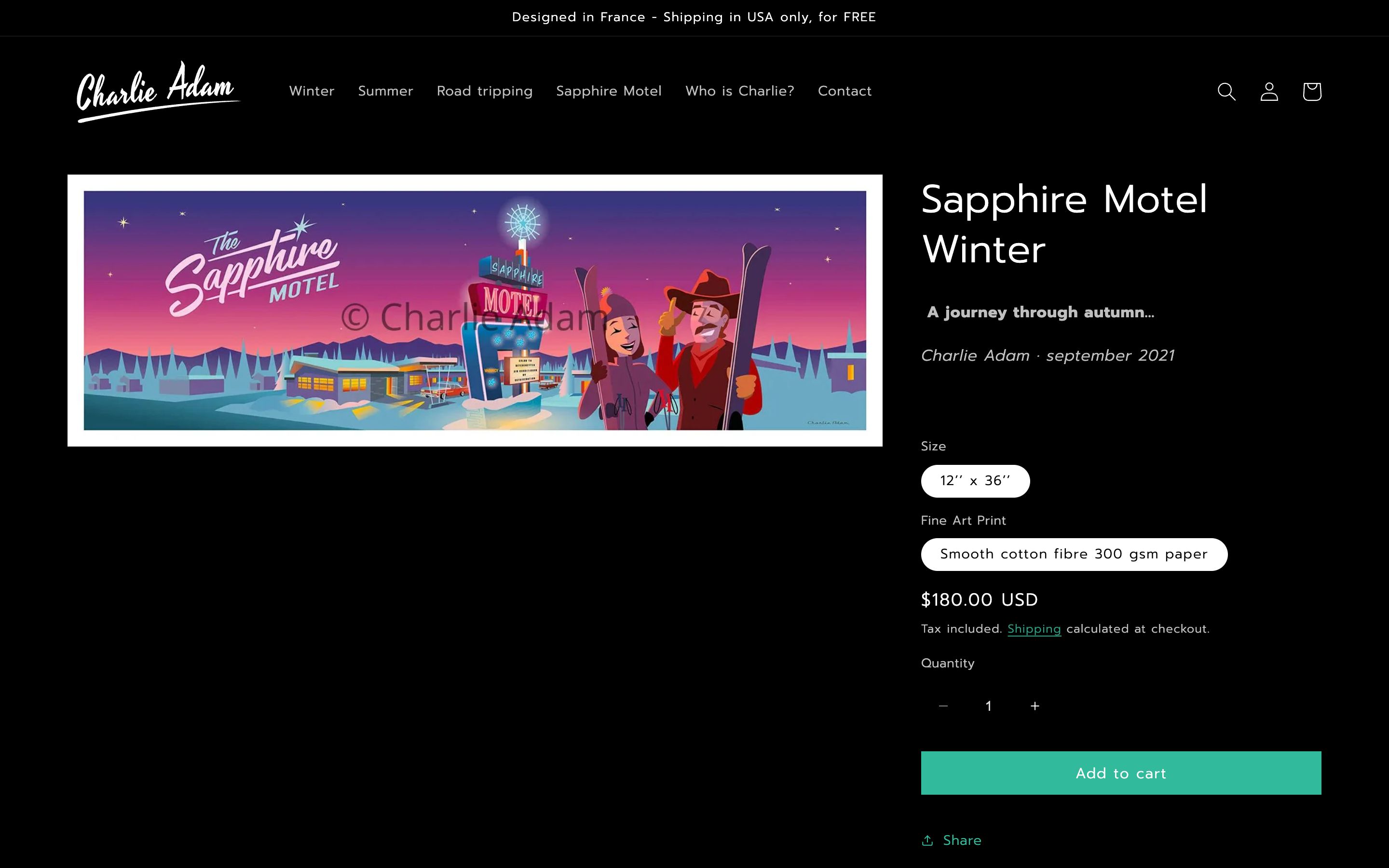 Charlie Adam Shop USA screenshot 6