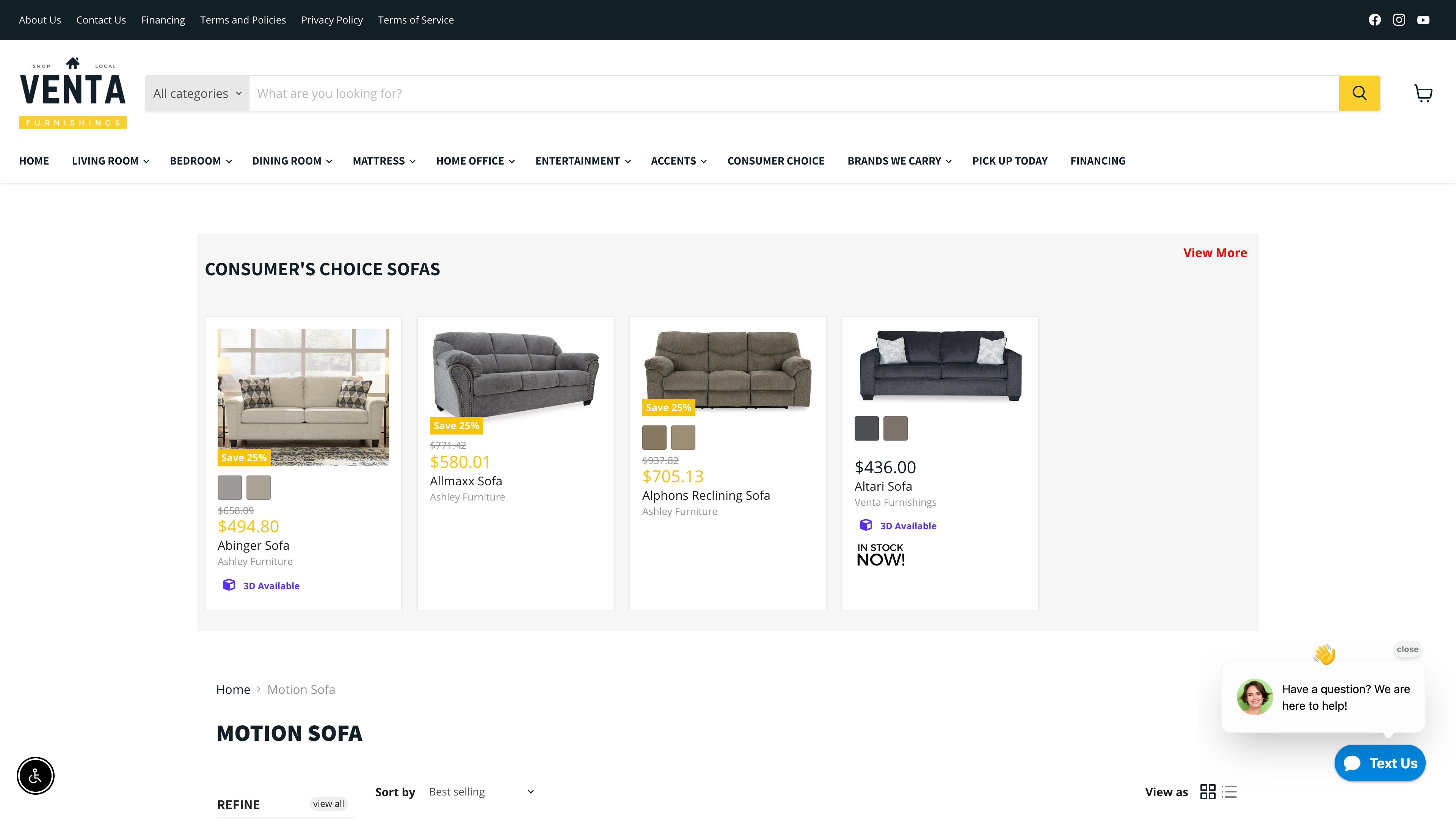 Venta Furnishings screenshot 4