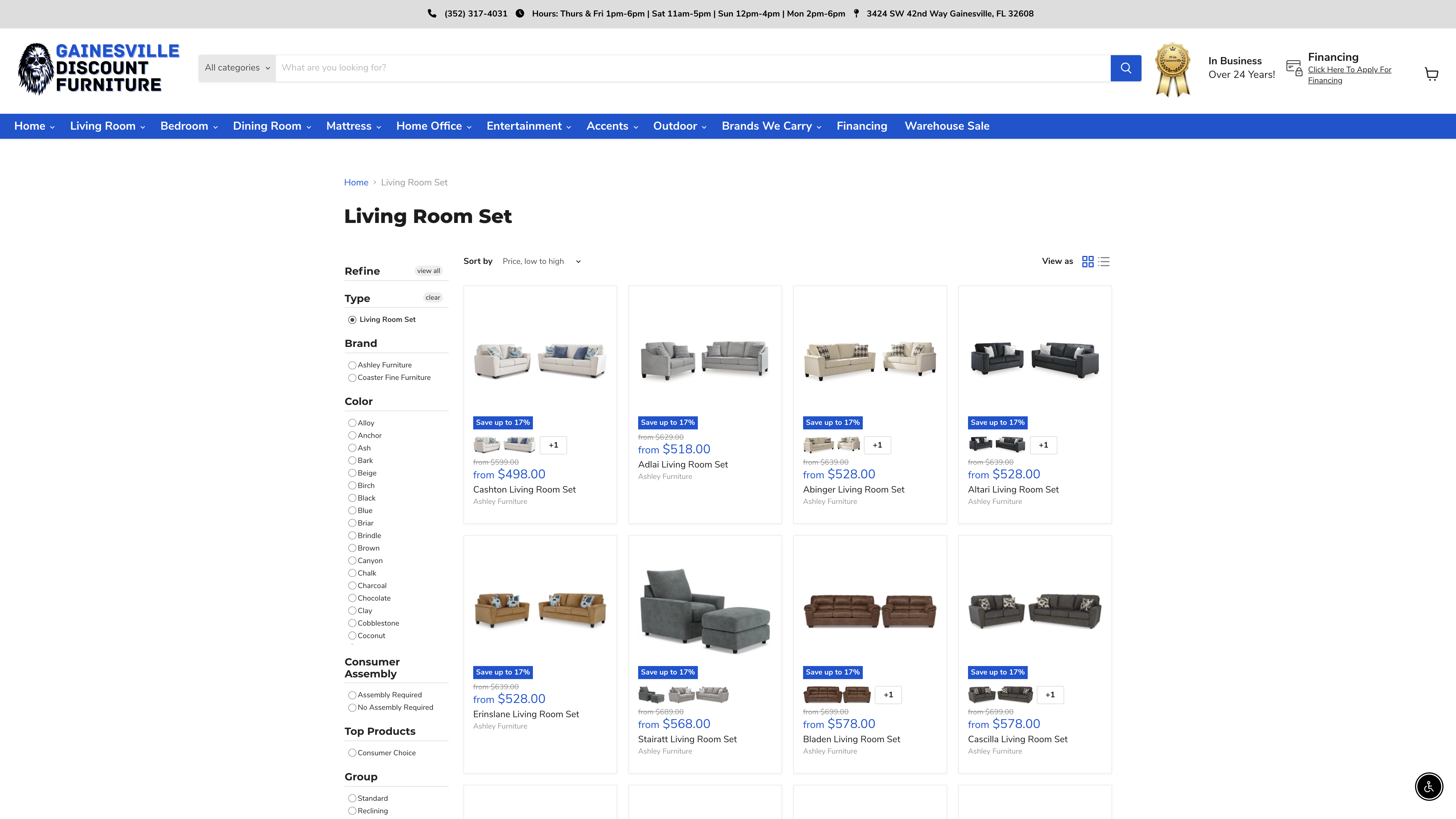 Gainesville Discount Furniture screenshot