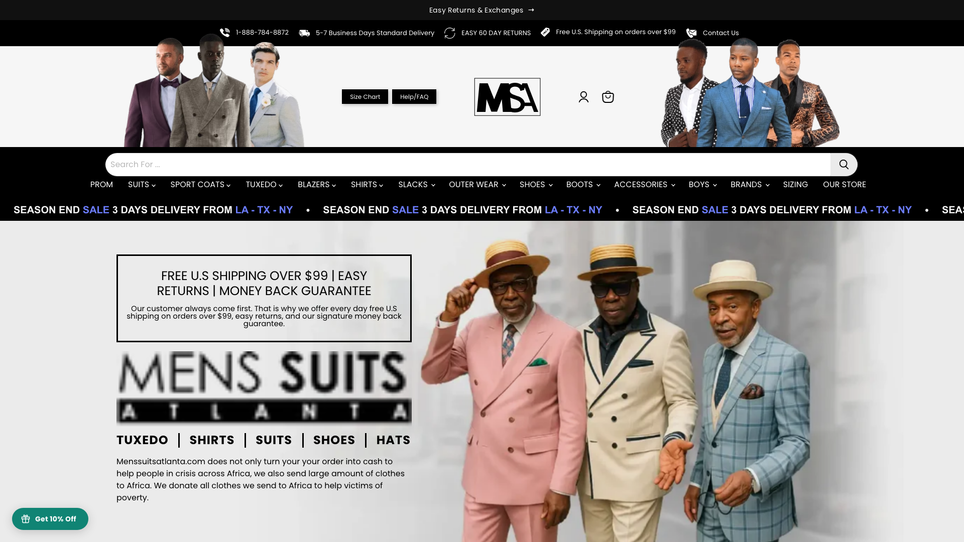 Men's Suits Atlanta - Groomsmen Shop